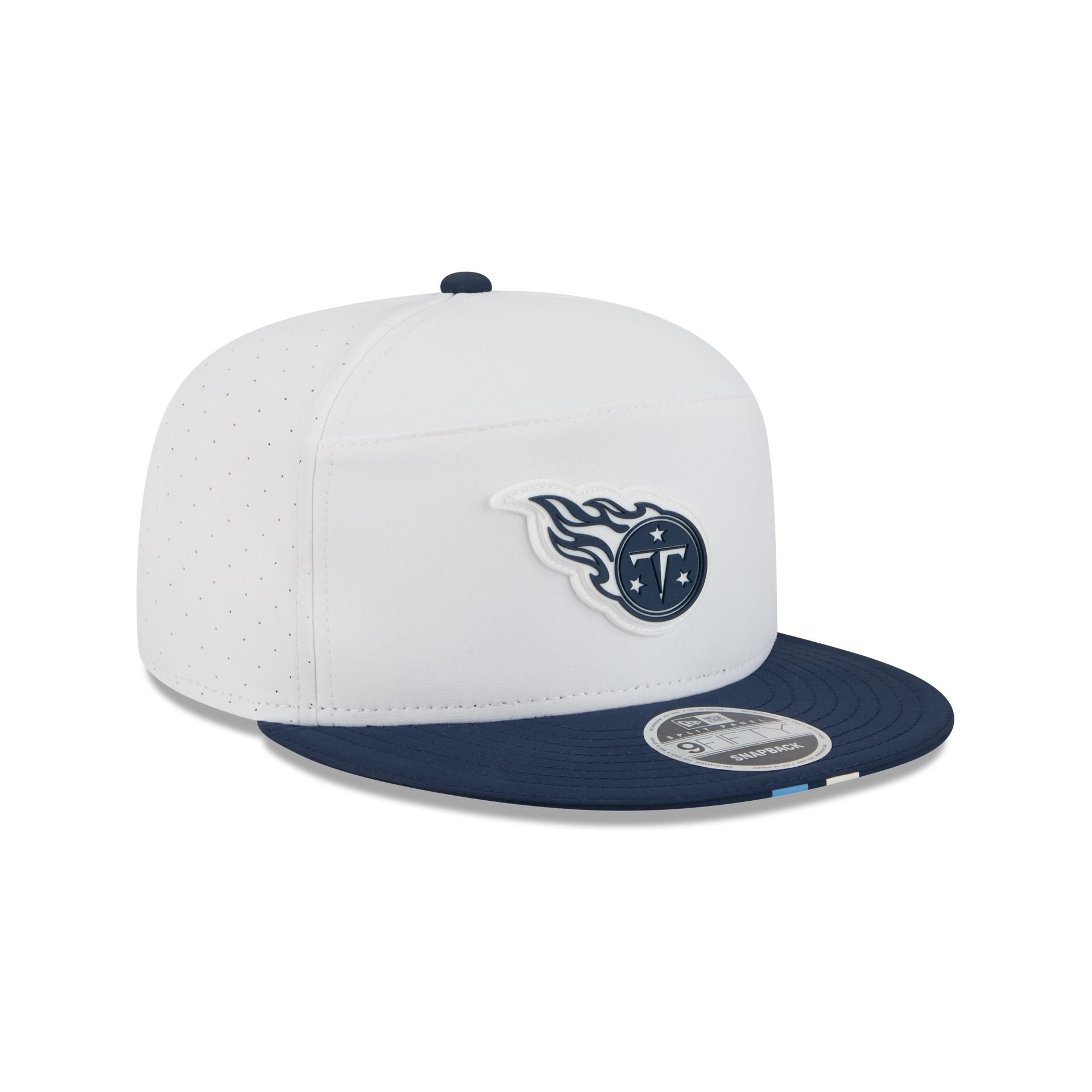 Tennessee Titans 2025 Training Split Panel 9FIFTY Snapback Hat - Image 3