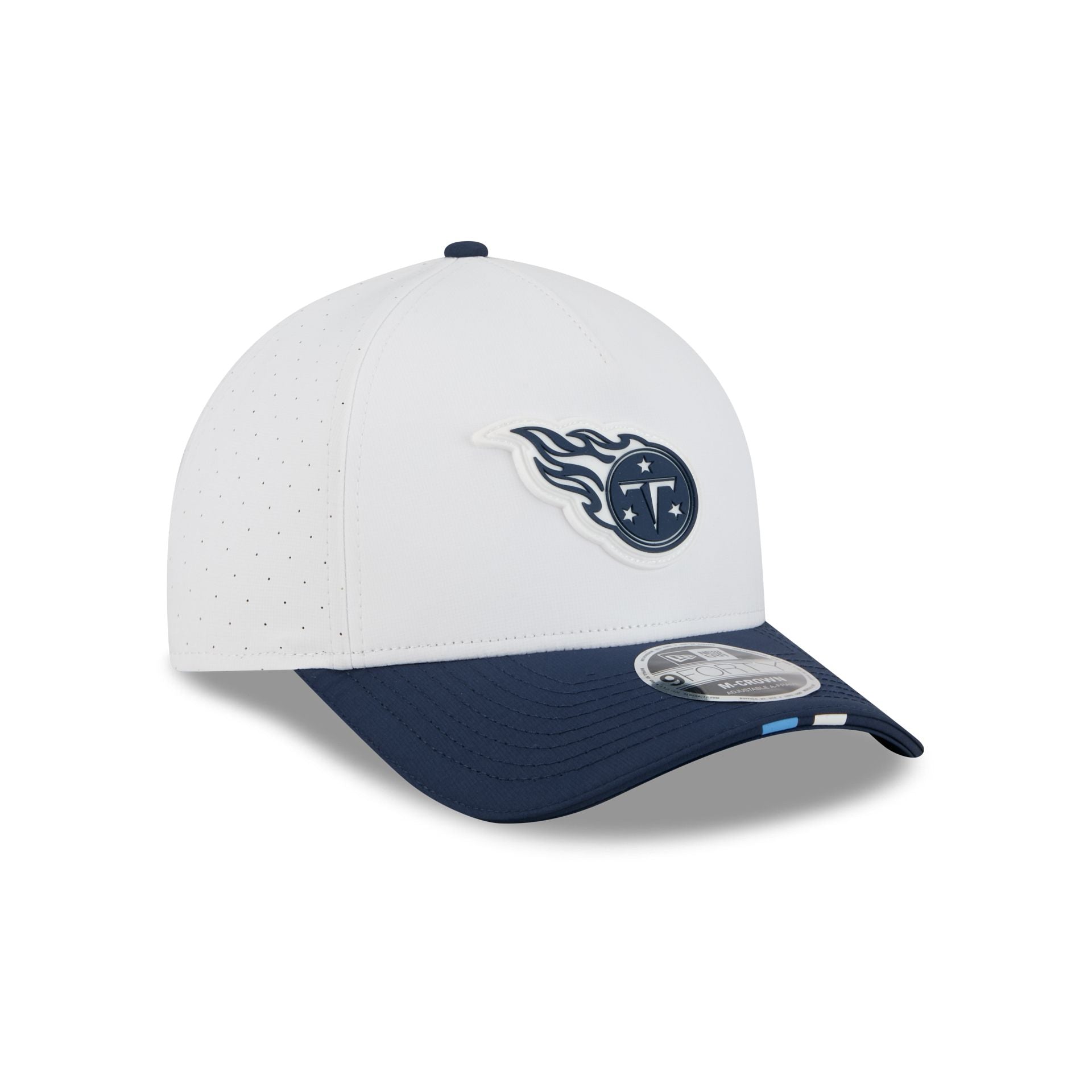 Tennessee Titans 2025 Training 9FORTY M-Crown A-Frame Snapback Hat - Image 3