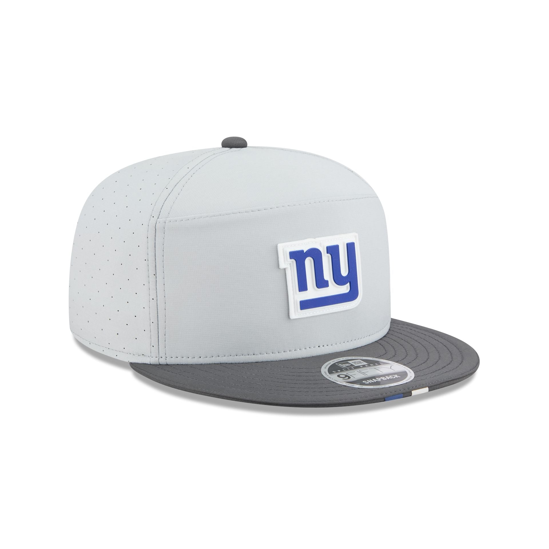 New York Giants 2025 Training Split Panel 9FIFTY Snapback Hat - Image 3