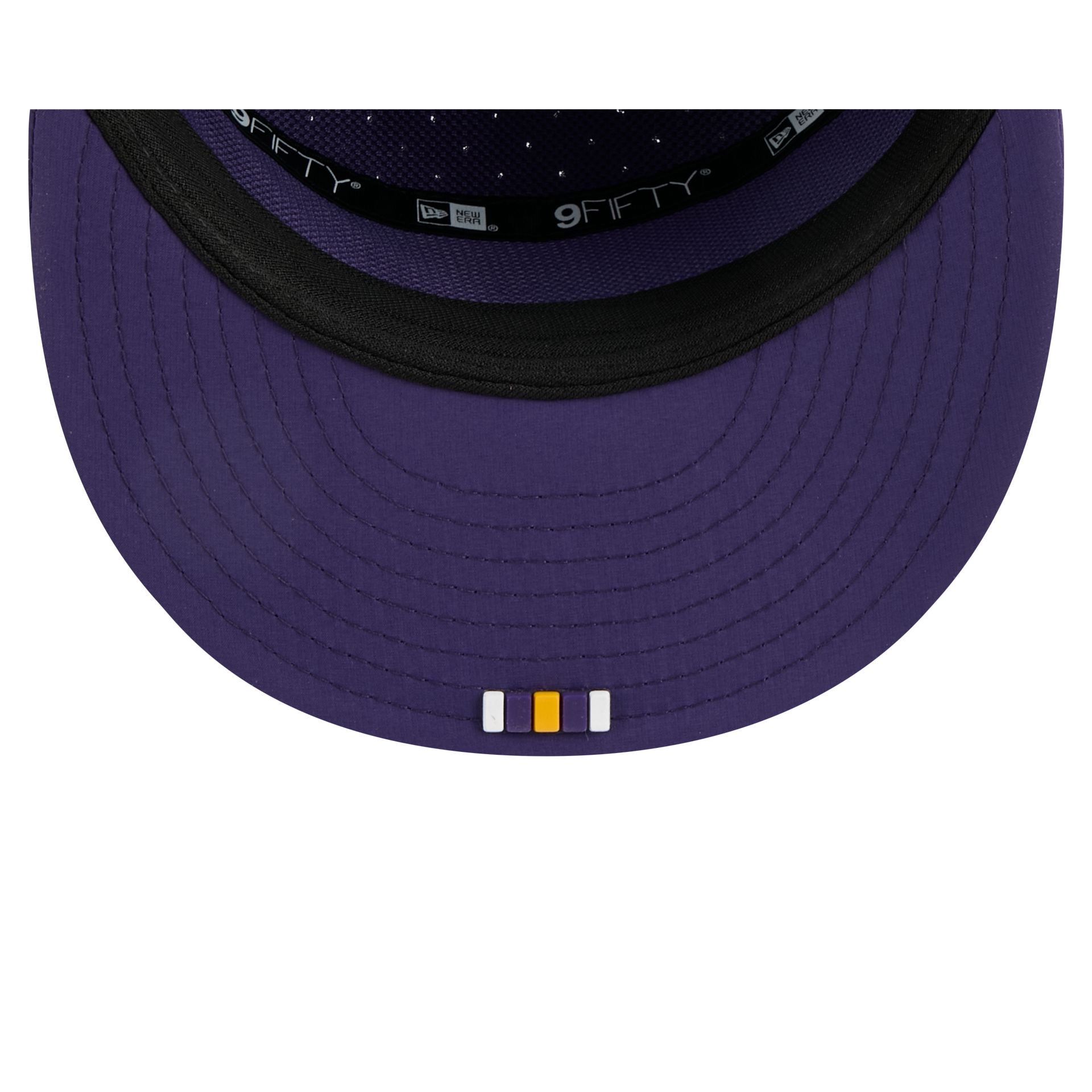 LSU TIGERS Hot Weather Split Panel 9FIFTY Snapback Hat - Image 7