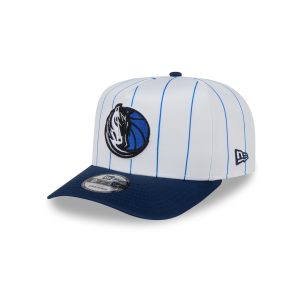 Dallas Mavericks Satin Pinstripe 9FIFTY A-Frame Snapback Hat