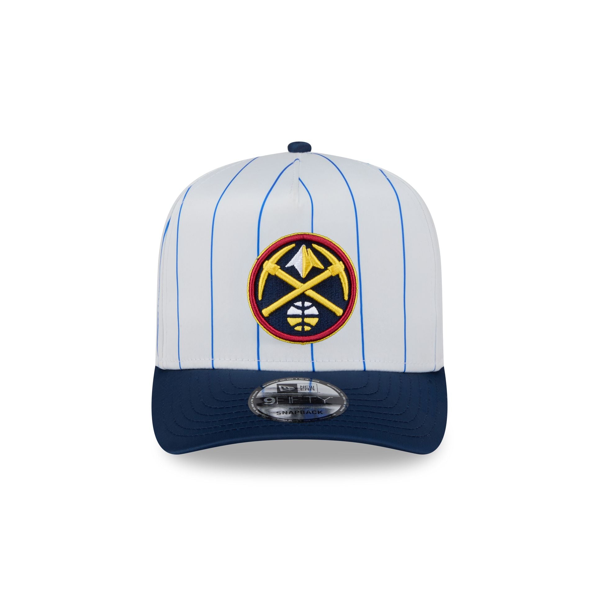 Denver Nuggets Satin Pinstripe 9FIFTY A-Frame Snapback Hat - Image 2