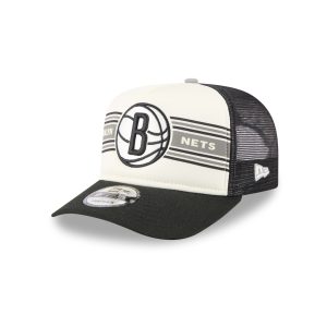 Brooklyn Nets Banner 9FIFTY A-Frame Trucker Hat