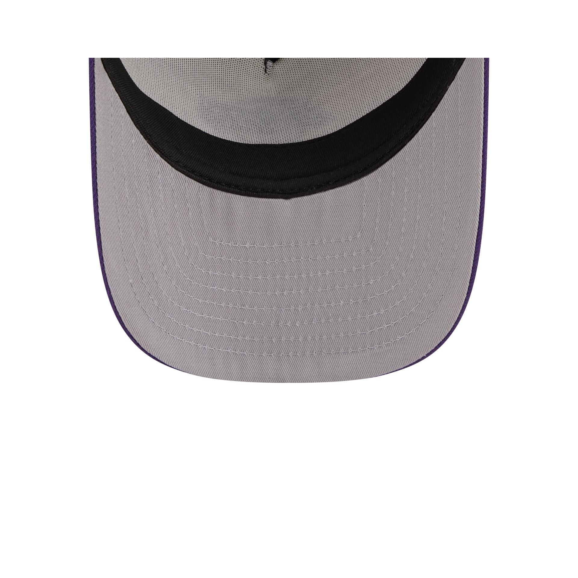 Los Angeles Lakers Banner 9FIFTY A-Frame Trucker Hat - Image 7