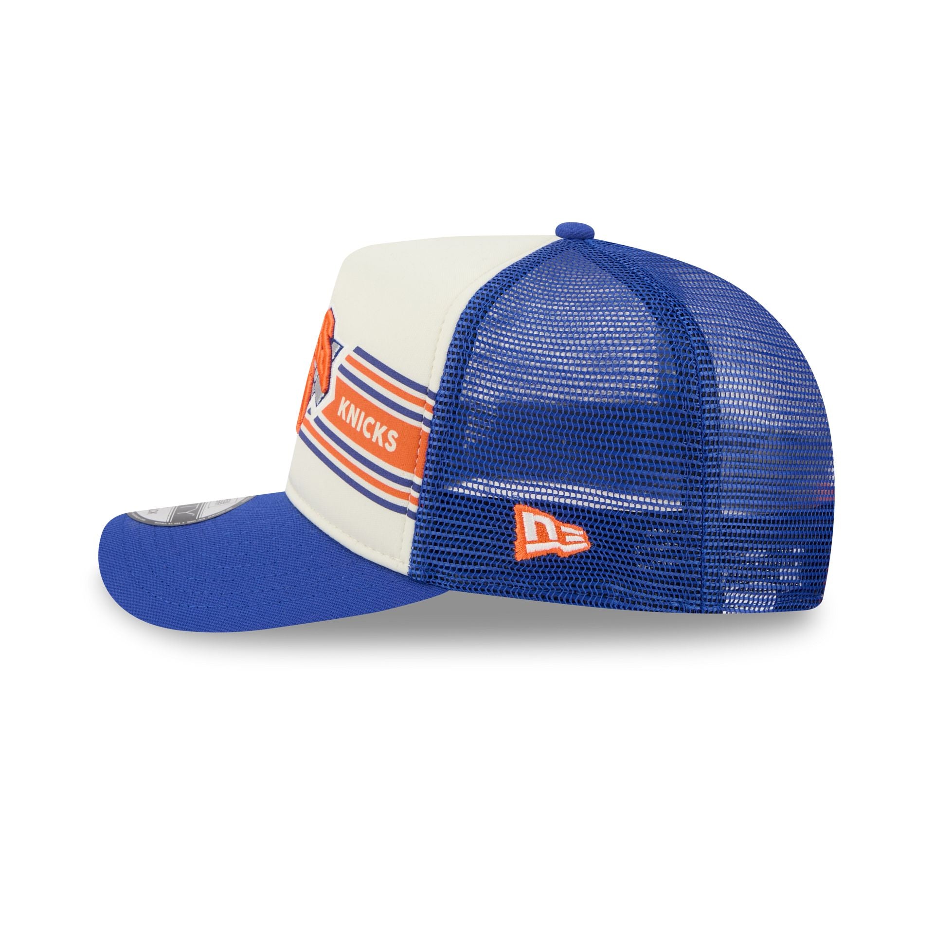 New York Knicks Banner 9FIFTY A-Frame Trucker Hat - Image 4