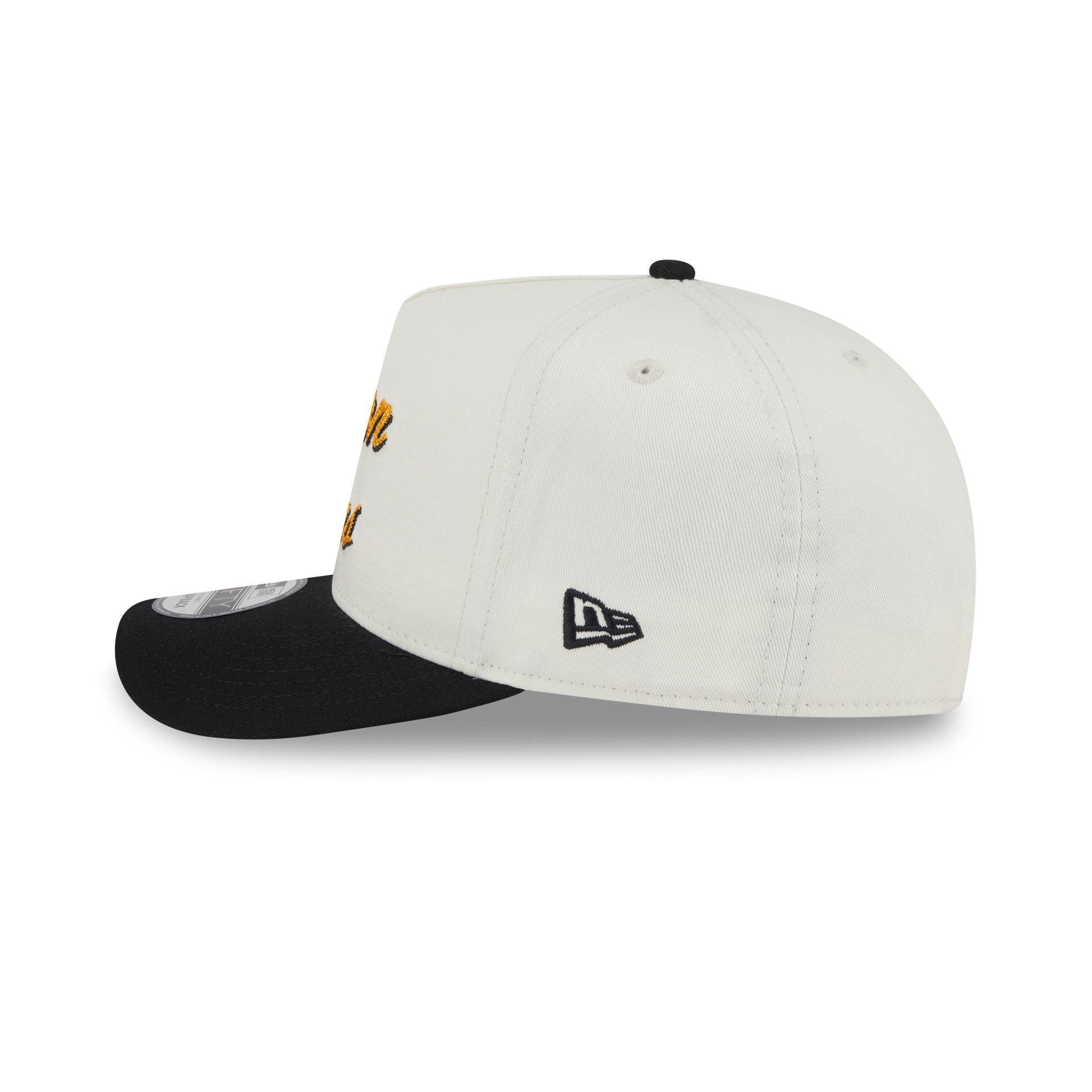 Boston Bruins Chainstitch 9FIFTY A-Frame Snapback Hat - Image 4