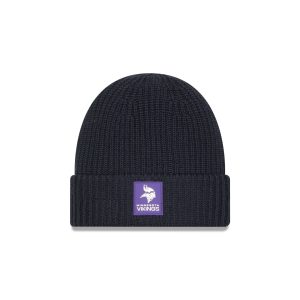Minnesota Vikings 2025 Sideline Cold Weather Steel Clouds Cuff Knit Beanie