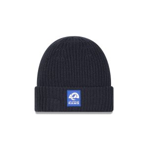 Los Angeles Rams 2025 Sideline Cold Weather Steel Clouds Cuff Knit Beanie