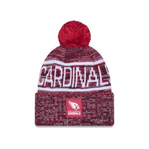 Arizona Cardinals 2025 Sideline Cold Weather Pom Knit Hat