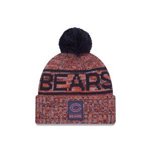 Chicago Bears 2025 Sideline Cold Weather Pom Knit Hat