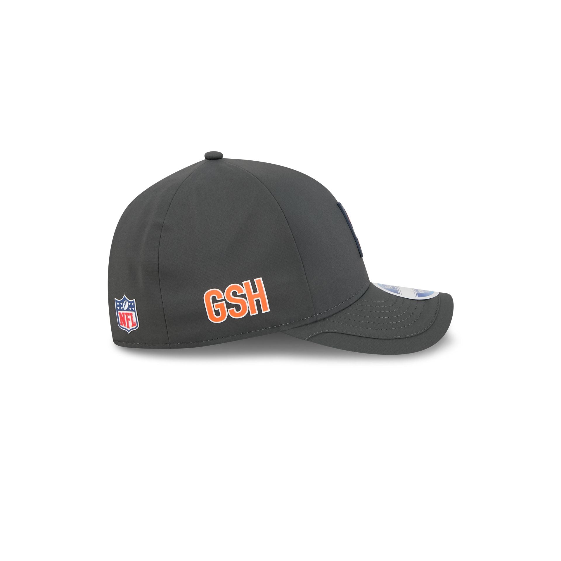 Chicago Bears 2025 Sideline Cold Weather Steel Clouds Kids 9FORTY M-Crown Snapback Hat - Image 4