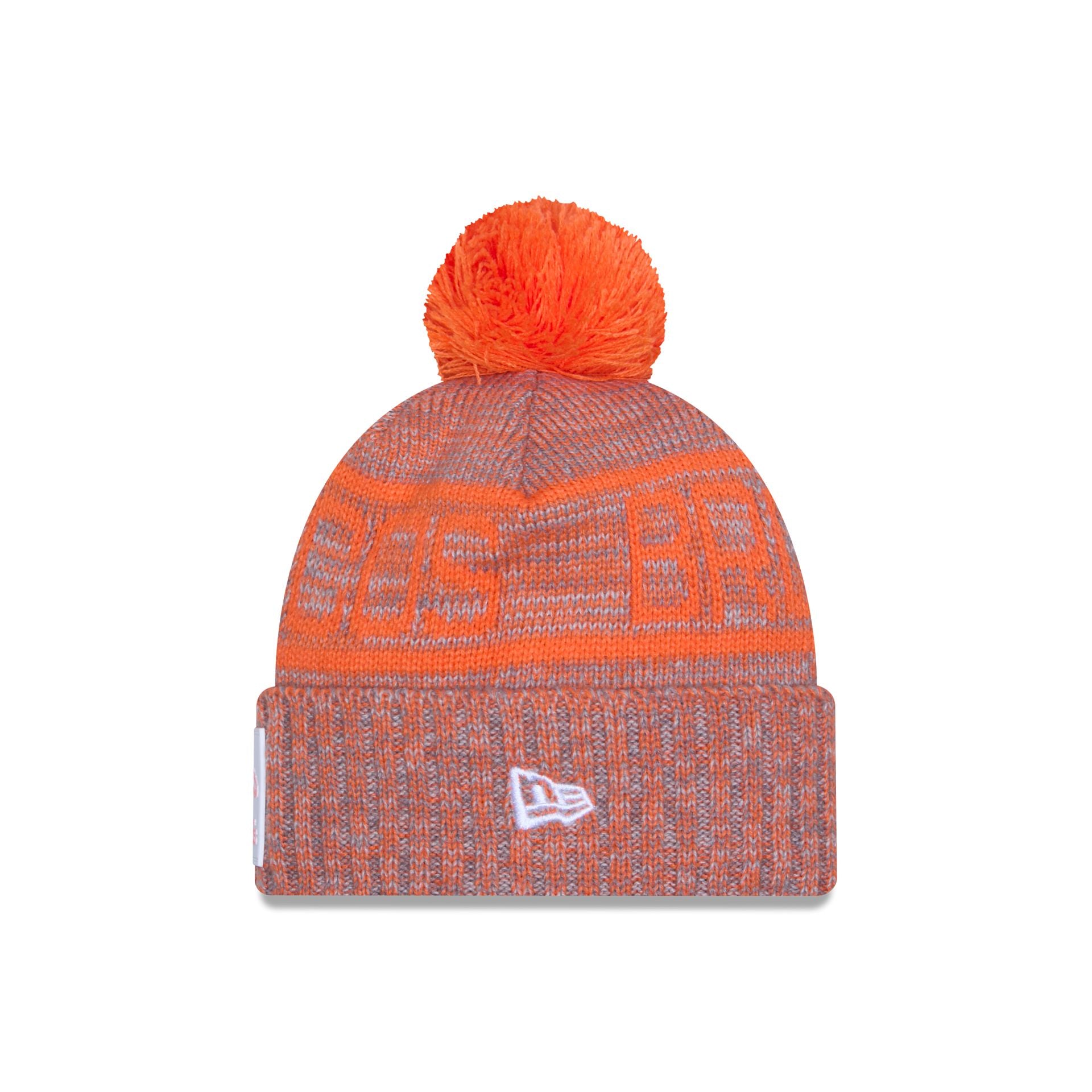 Denver Broncos 2025 Sideline Cold Weather Gray Pom Knit Hat - Image 2