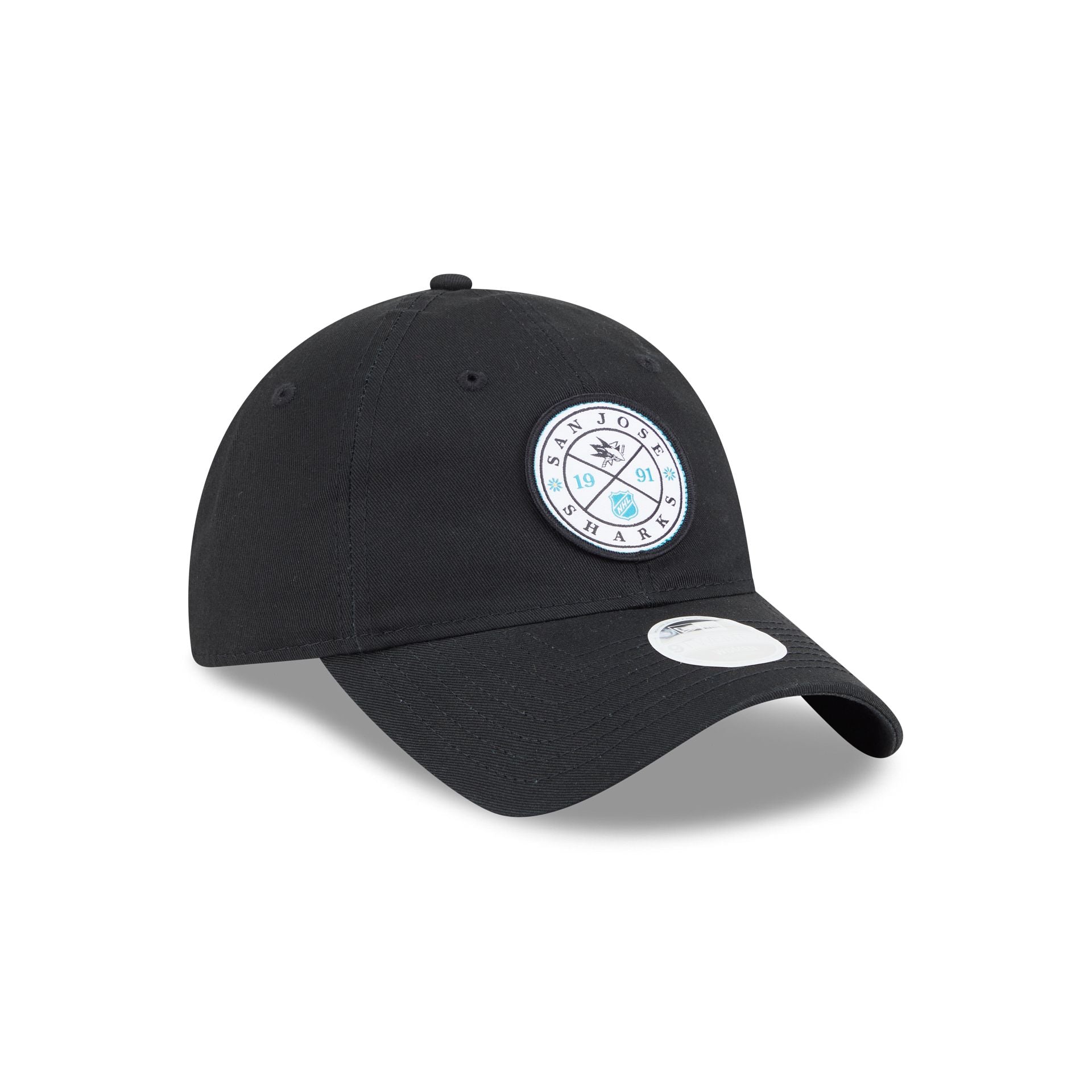 San Jose Sharks Bloom Women's 9TWENTY Adjustable Hat - Image 3
