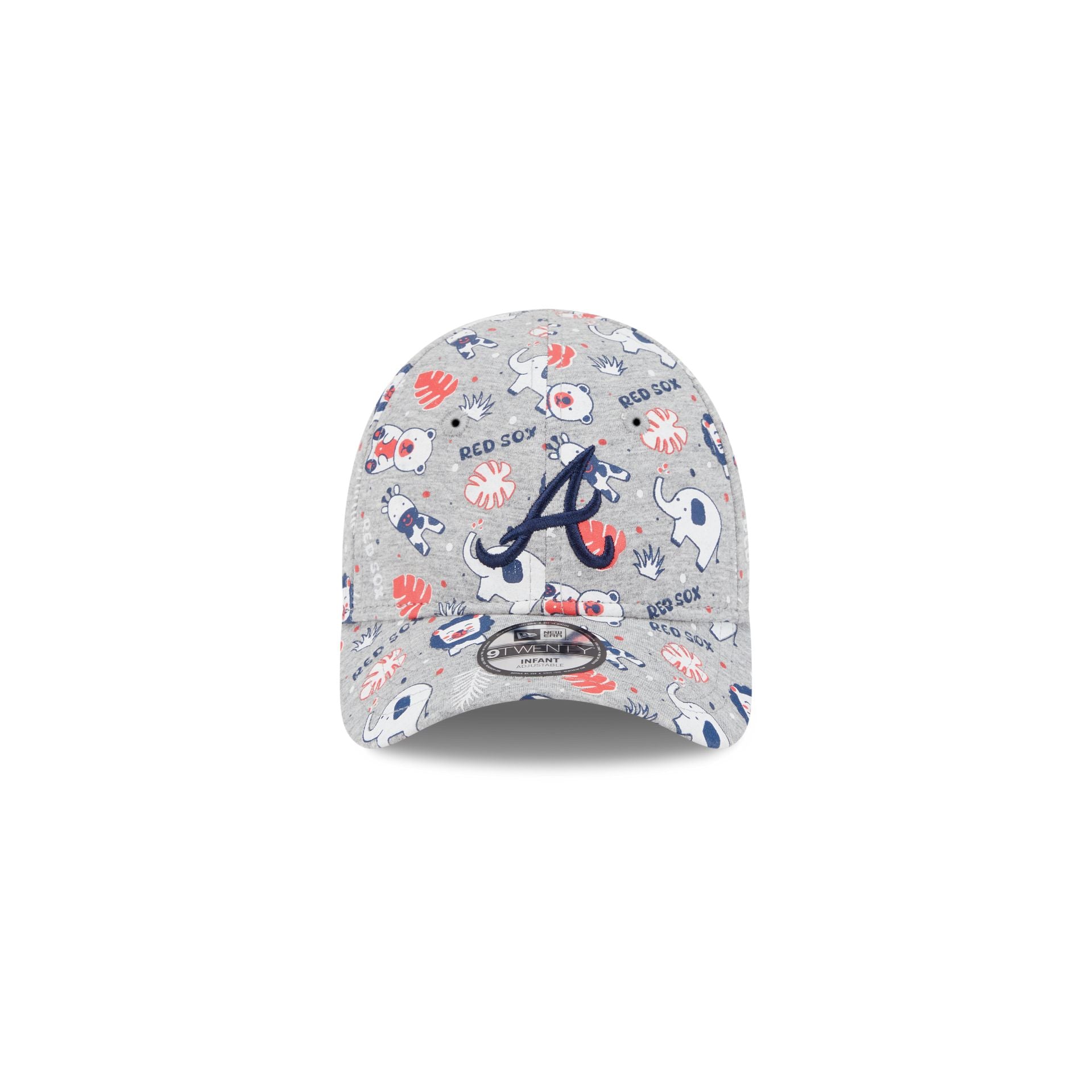 Atlanta Braves Kids Animal 9TWENTY Adjustable Hat - Image 2