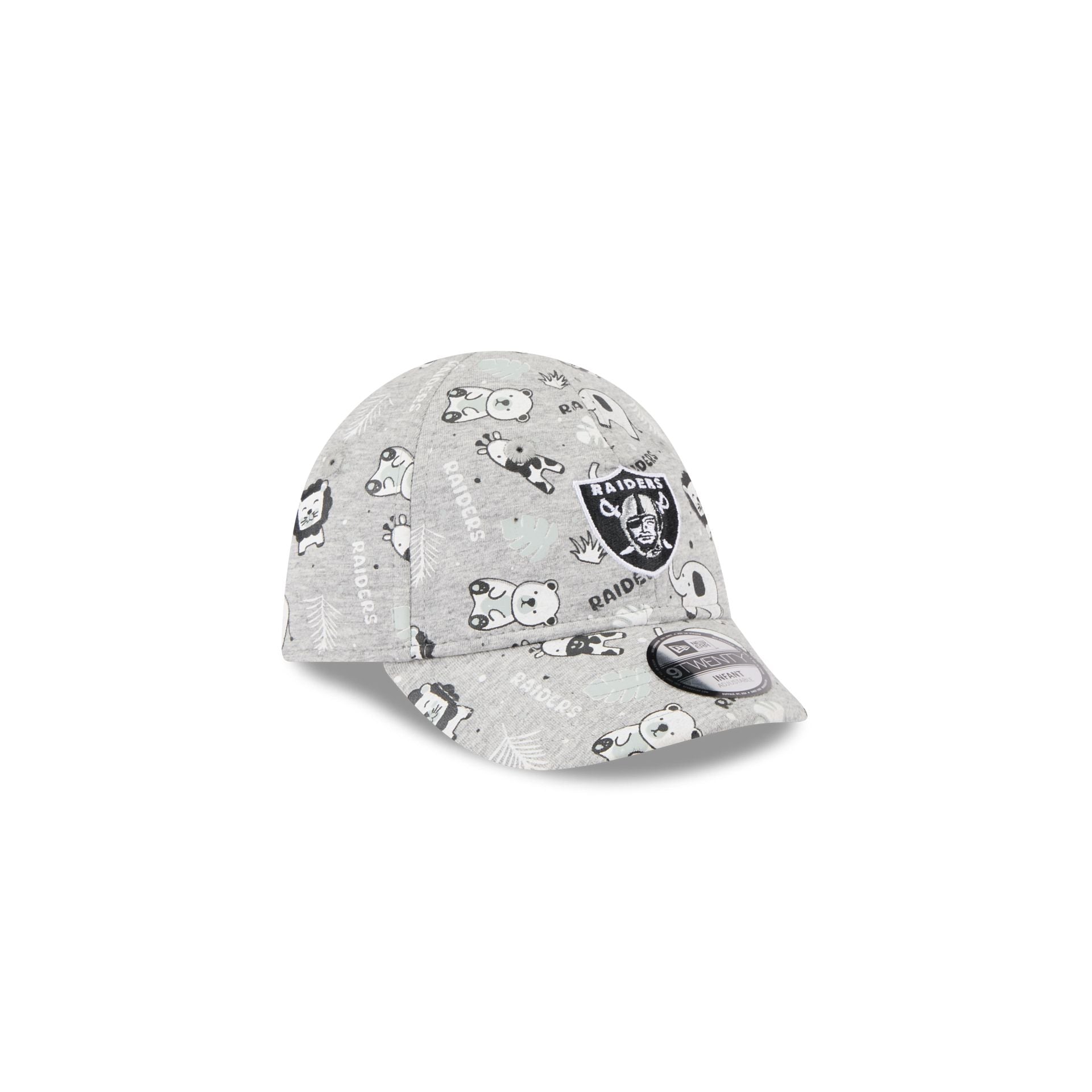 Las Vegas Raiders Kids Animal 9TWENTY Adjustable Hat - Image 3