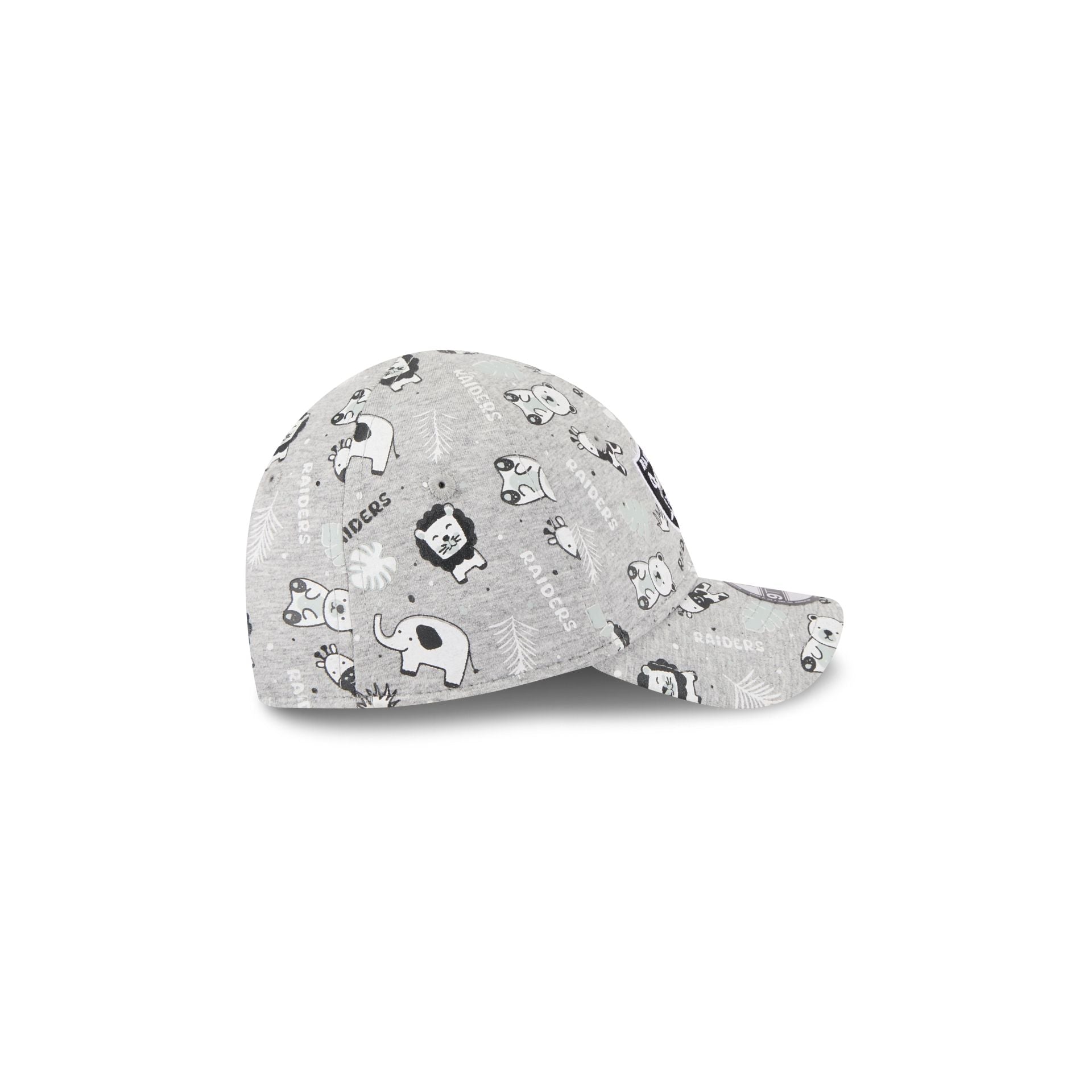 Las Vegas Raiders Kids Animal 9TWENTY Adjustable Hat - Image 5