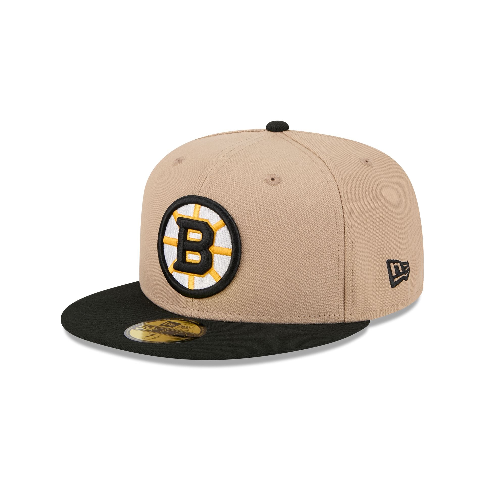 Boston Bruins Camel 59FIFTY Fitted Hat