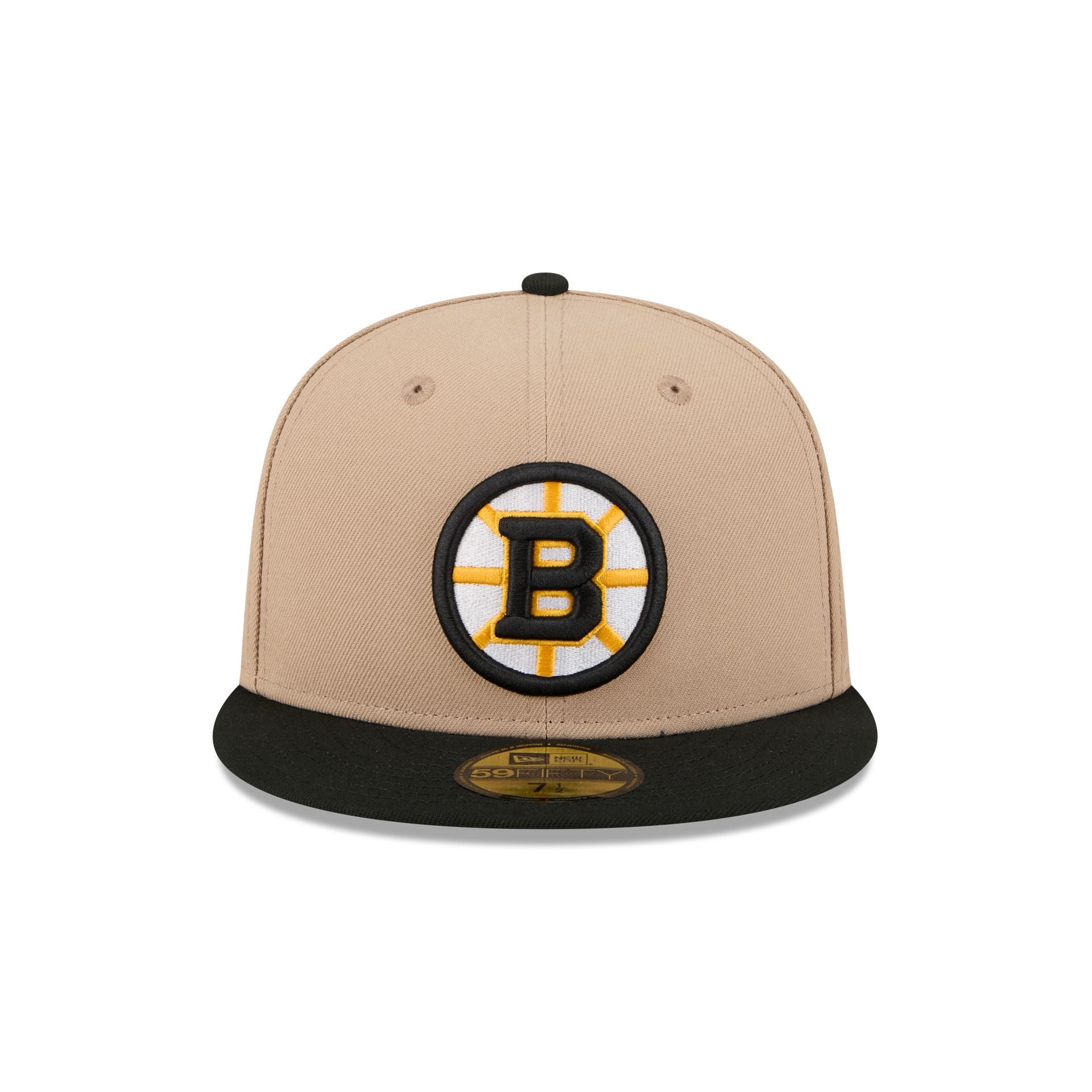 Boston Bruins Camel 59FIFTY Fitted Hat - Image 2