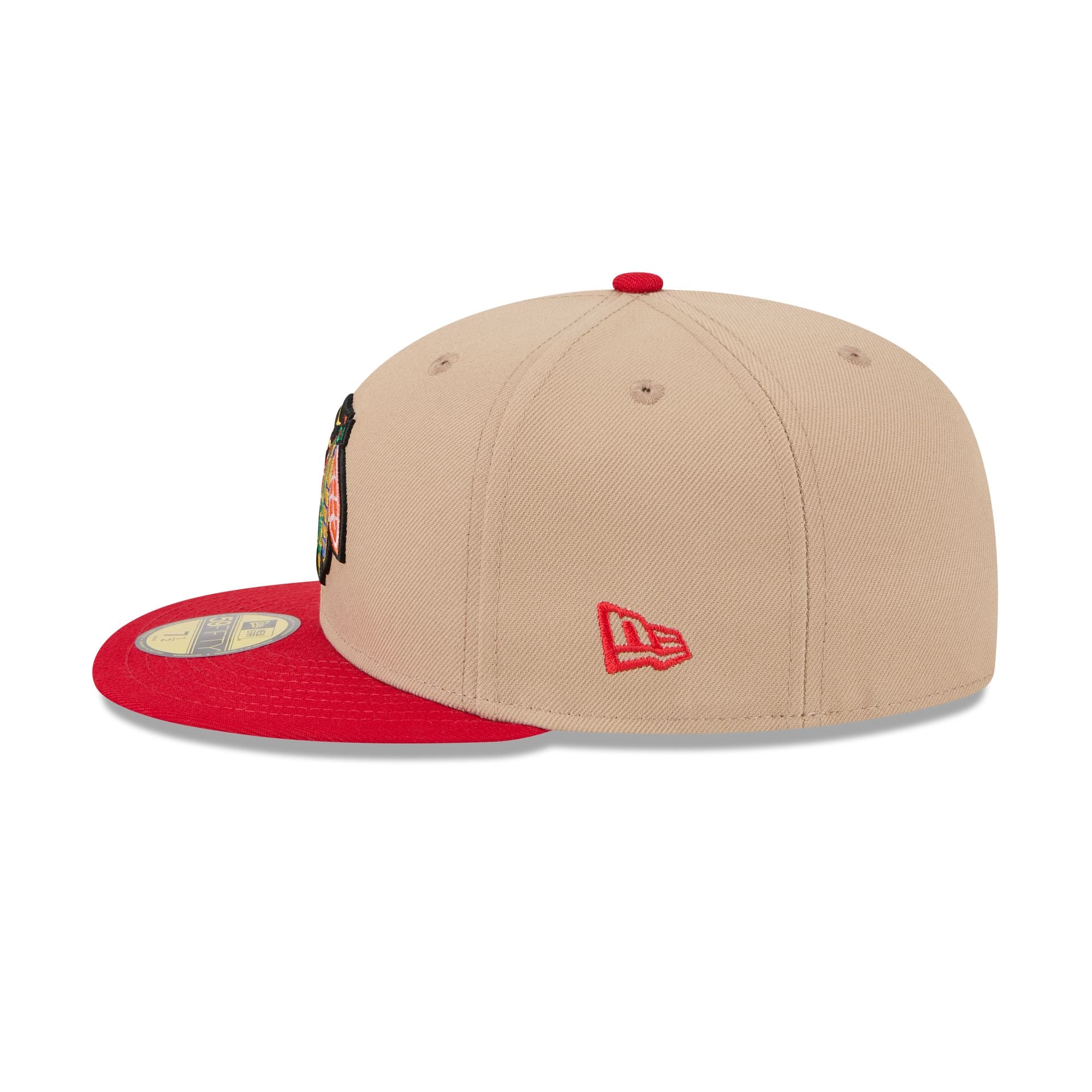 Chicago Blackhawks Camel 59FIFTY Fitted Hat - Image 4