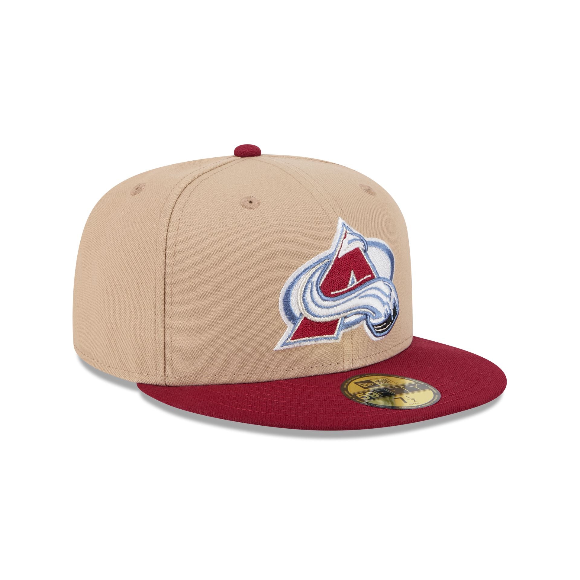 Colorado Avalanche Camel 59FIFTY Fitted Hat - Image 3