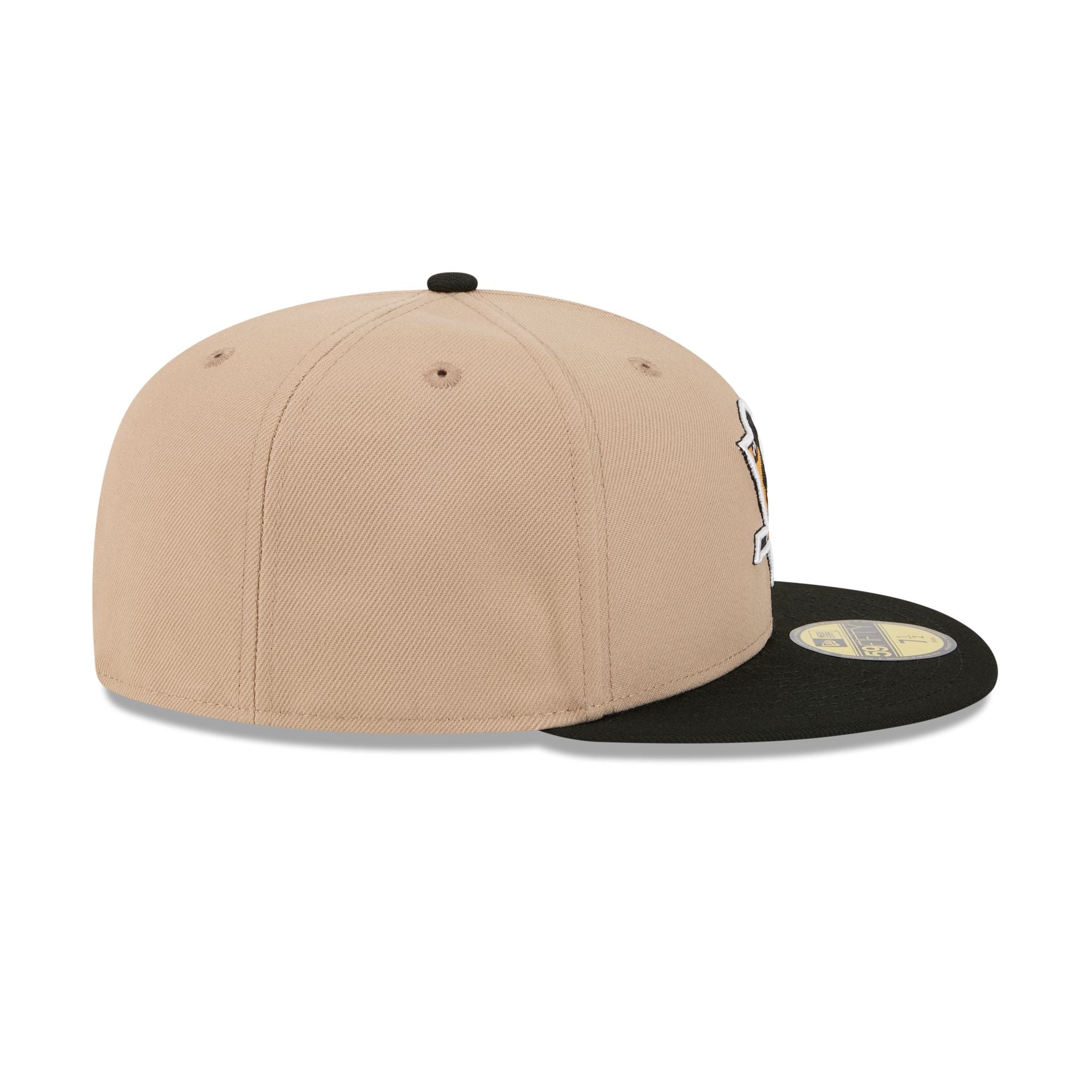 Pittsburgh Penguins Camel 59FIFTY Fitted Hat - Image 5