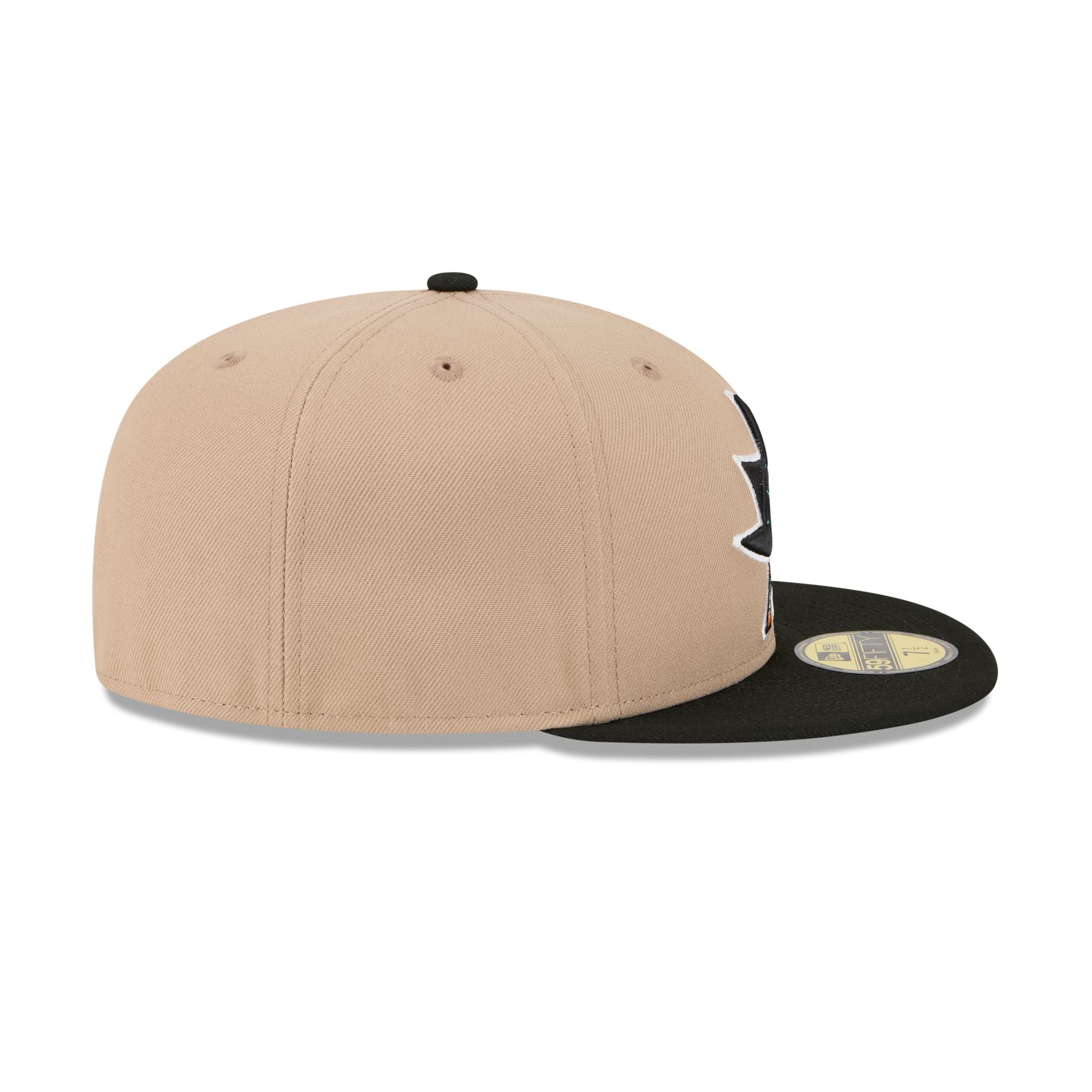 San Jose Sharks Camel 59FIFTY Fitted Hat - Image 5