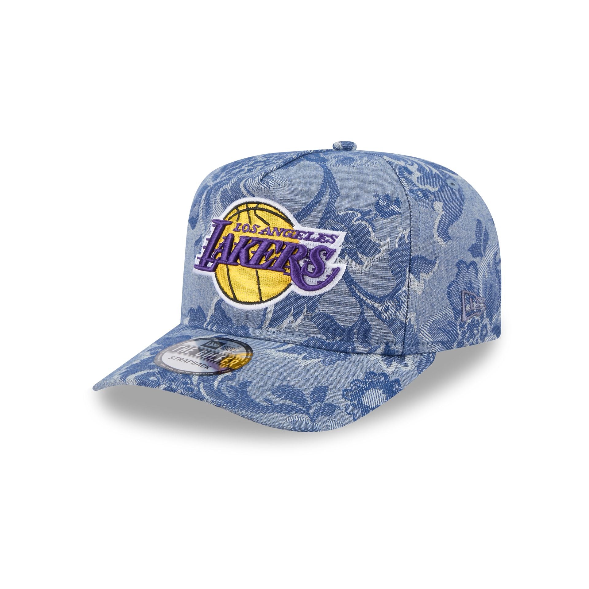 Los Angeles Lakers Denim Jacquard Golfer Hat - Image 3