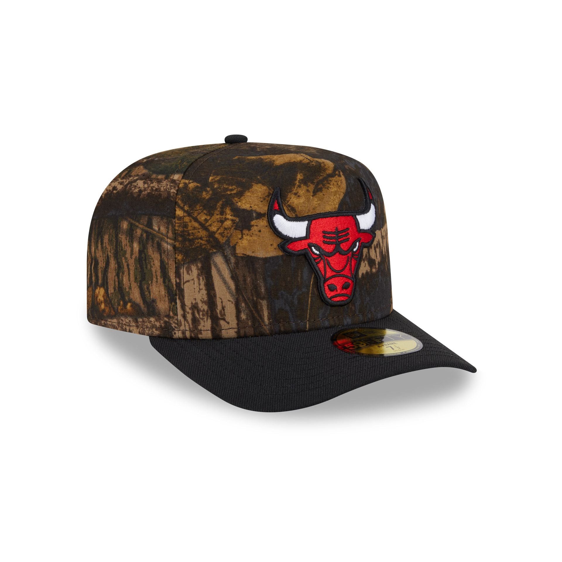 Chicago Bulls Ripstop Camo 59FIFTY A-Frame Fitted Hat - Image 3