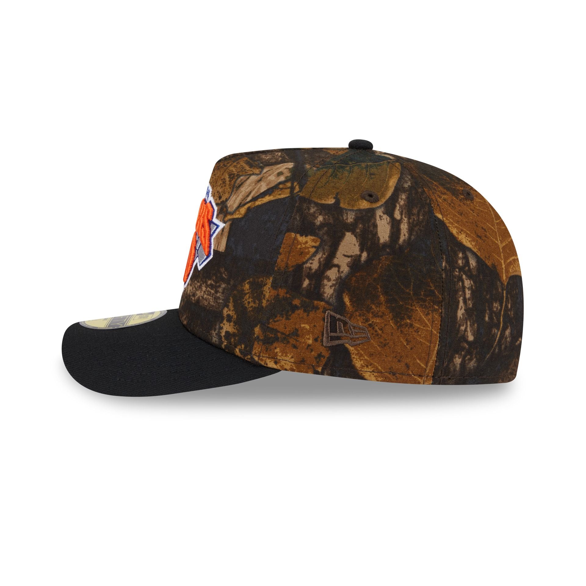 New York Knicks Ripstop Camo 59FIFTY A-Frame Fitted Hat - Image 4