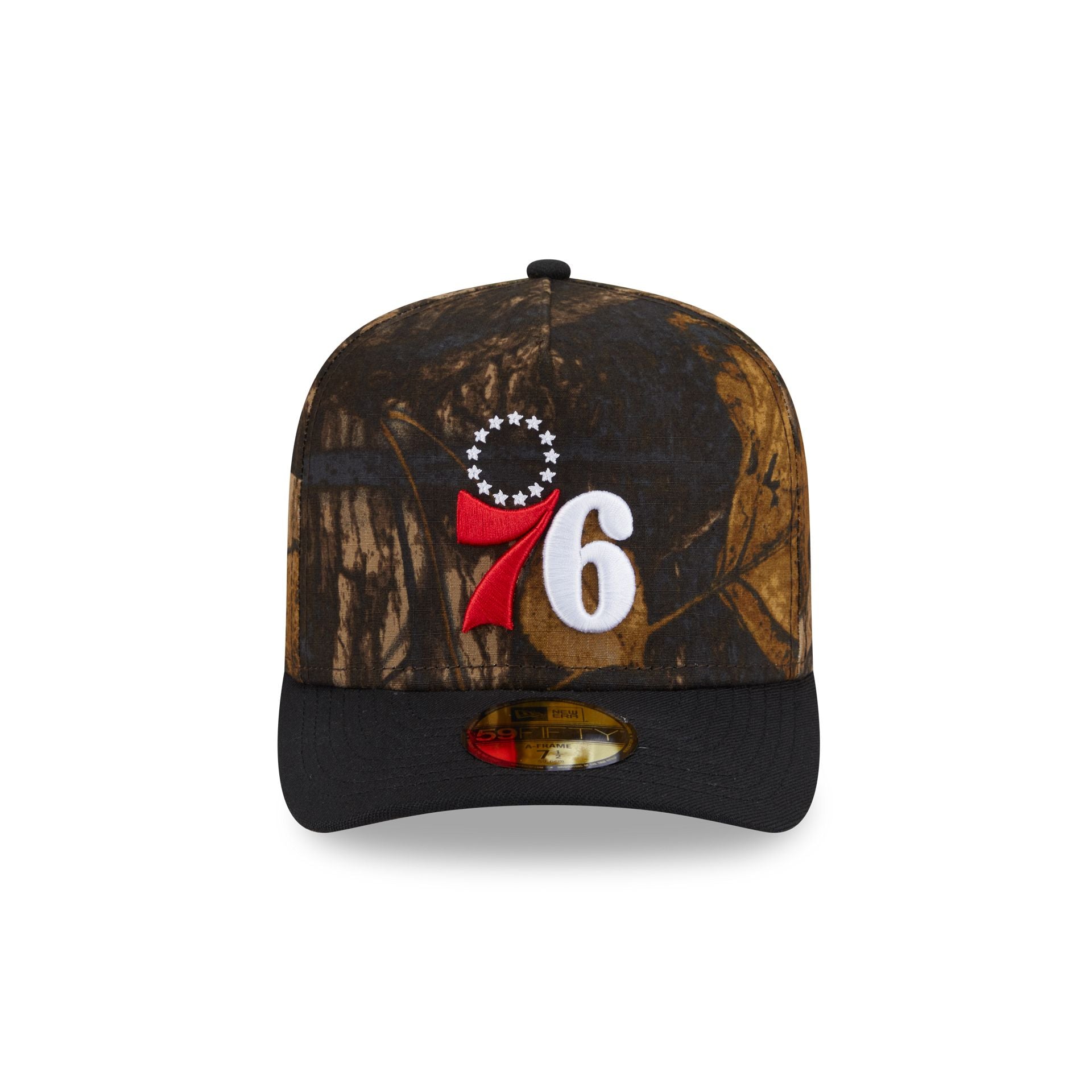 Philadelphia 76ers Ripstop Camo 59FIFTY A-Frame Fitted Hat - Image 2