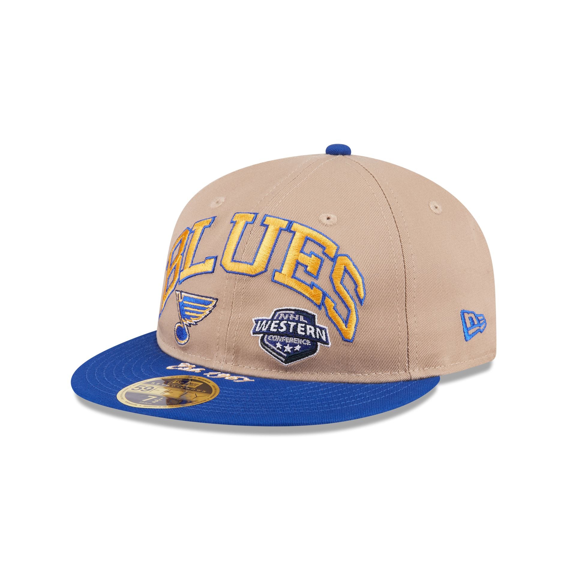 St. Louis Blues Camel Retro Crown 59FIFTY Fitted Hat