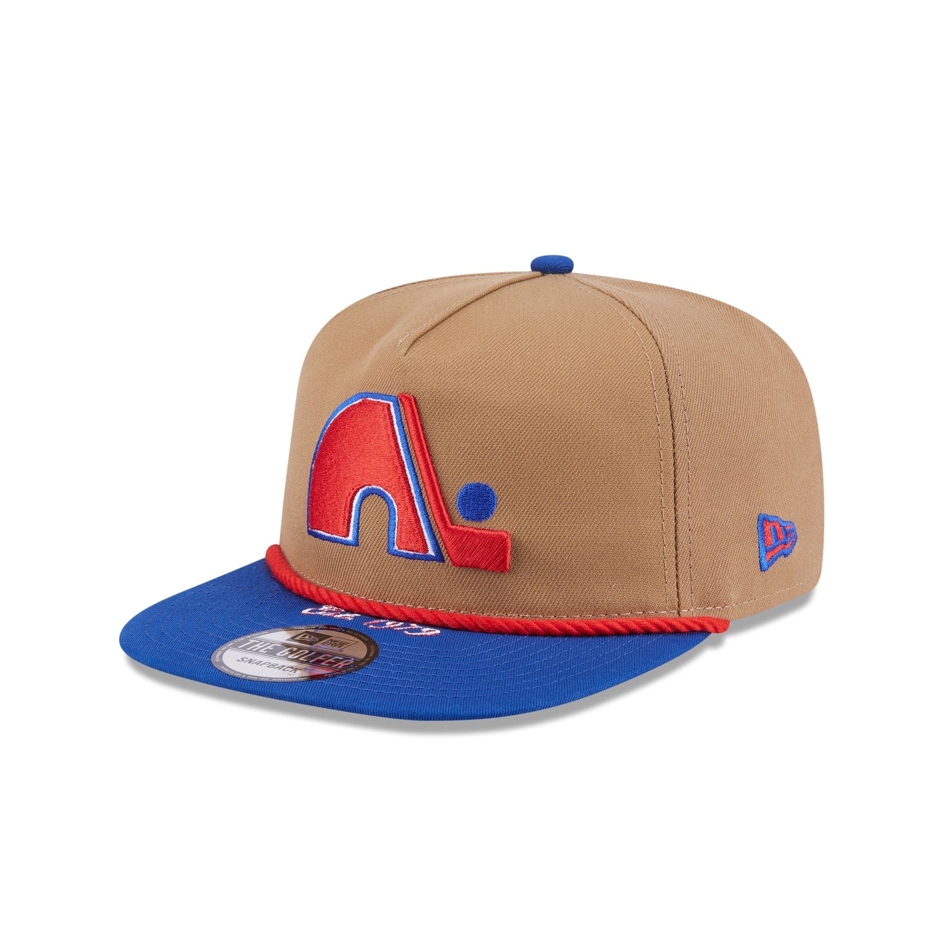 Quebec Nordiques Khaki Rope Golfer Hat