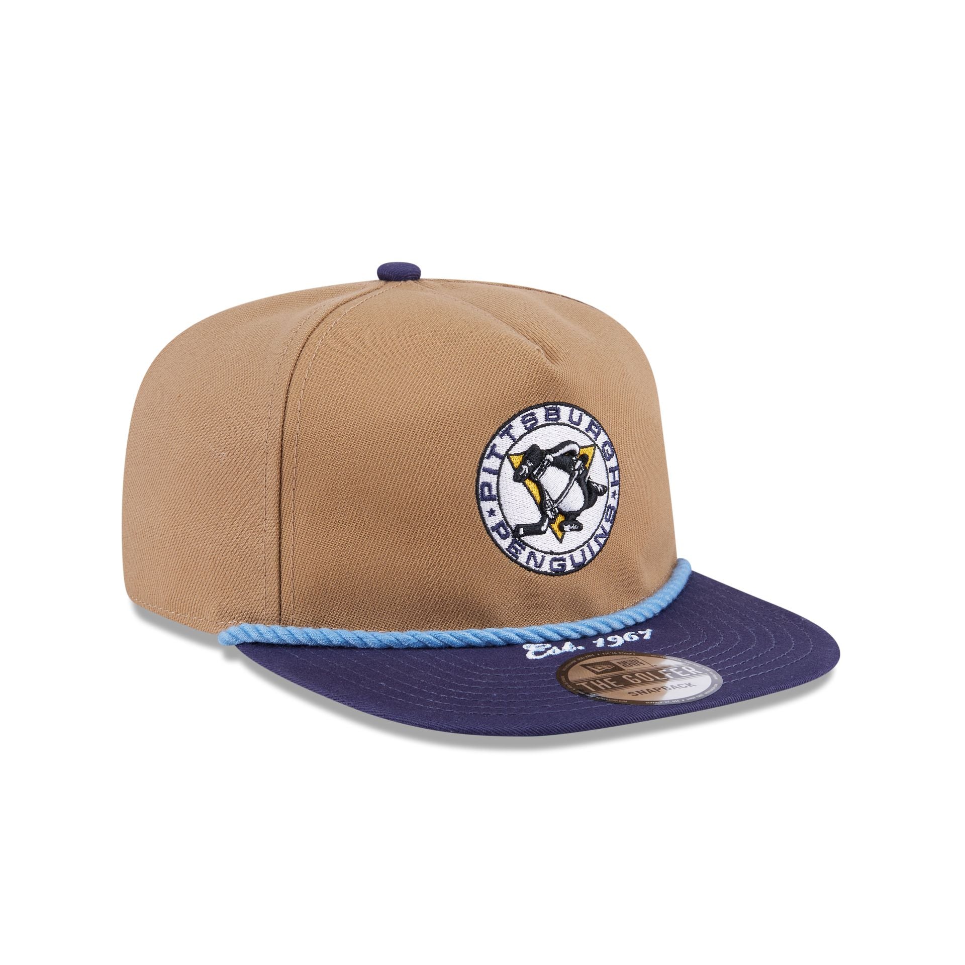 Pittsburgh Penguins Khaki Rope Golfer Hat - Image 3