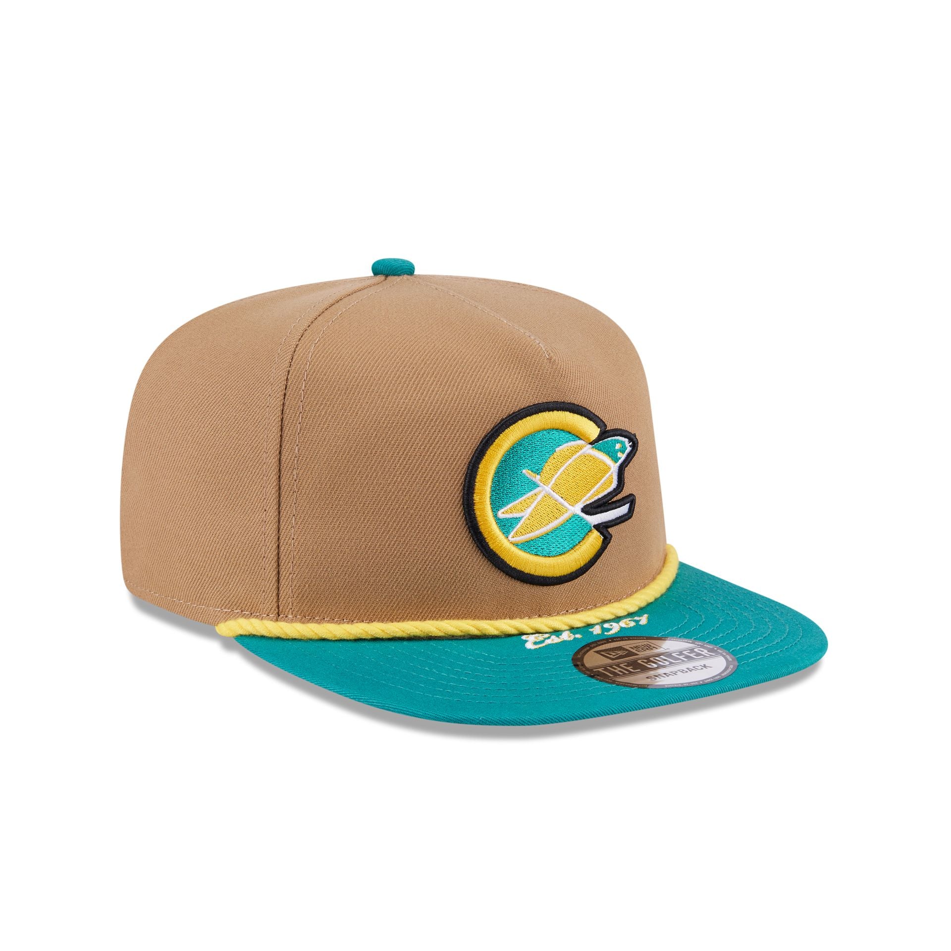 California Golden Seals Khaki Rope Golfer Hat - Image 3
