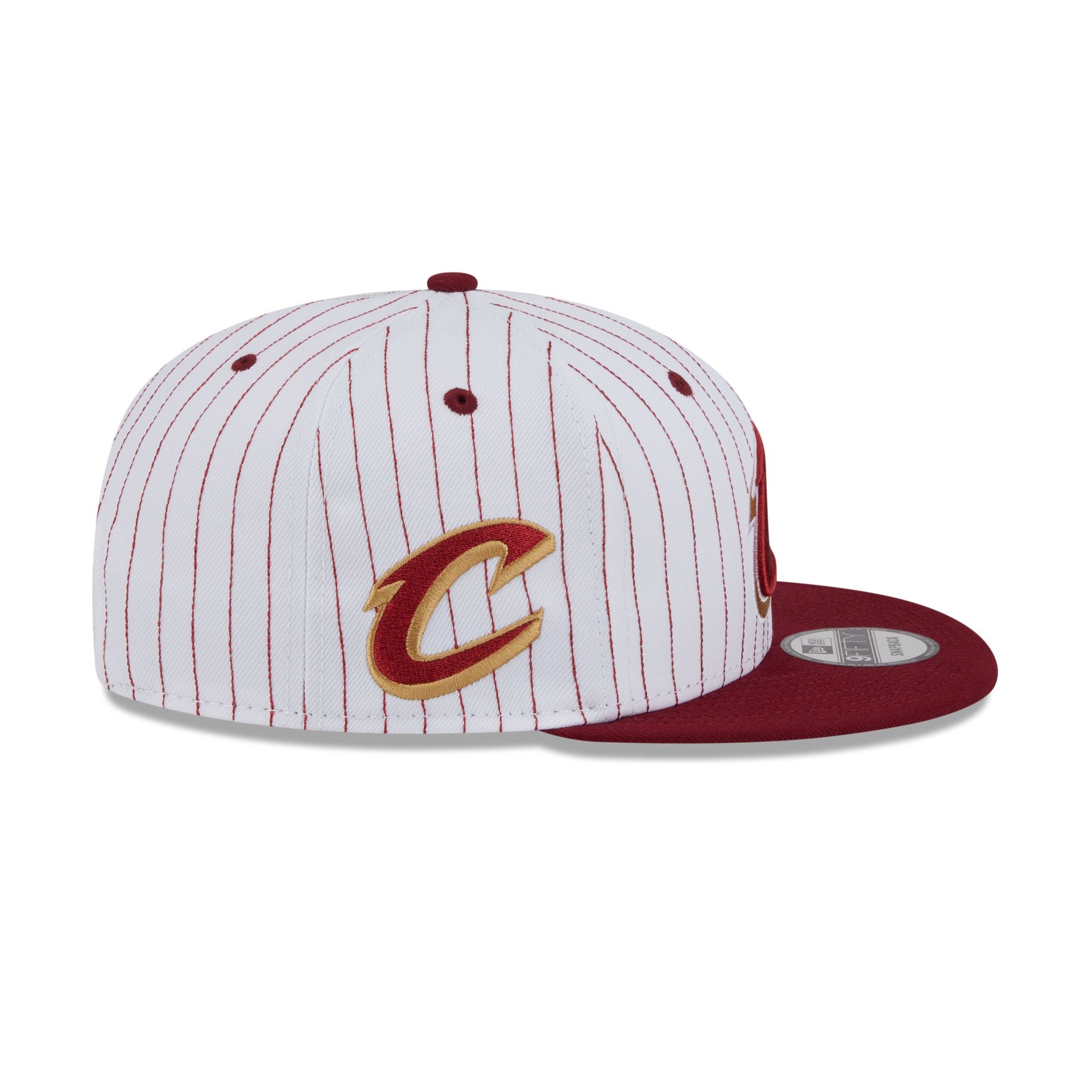 Cleveland Cavaliers Deceptor Pinstripe 9FIFTY Snapback Hat - Image 4