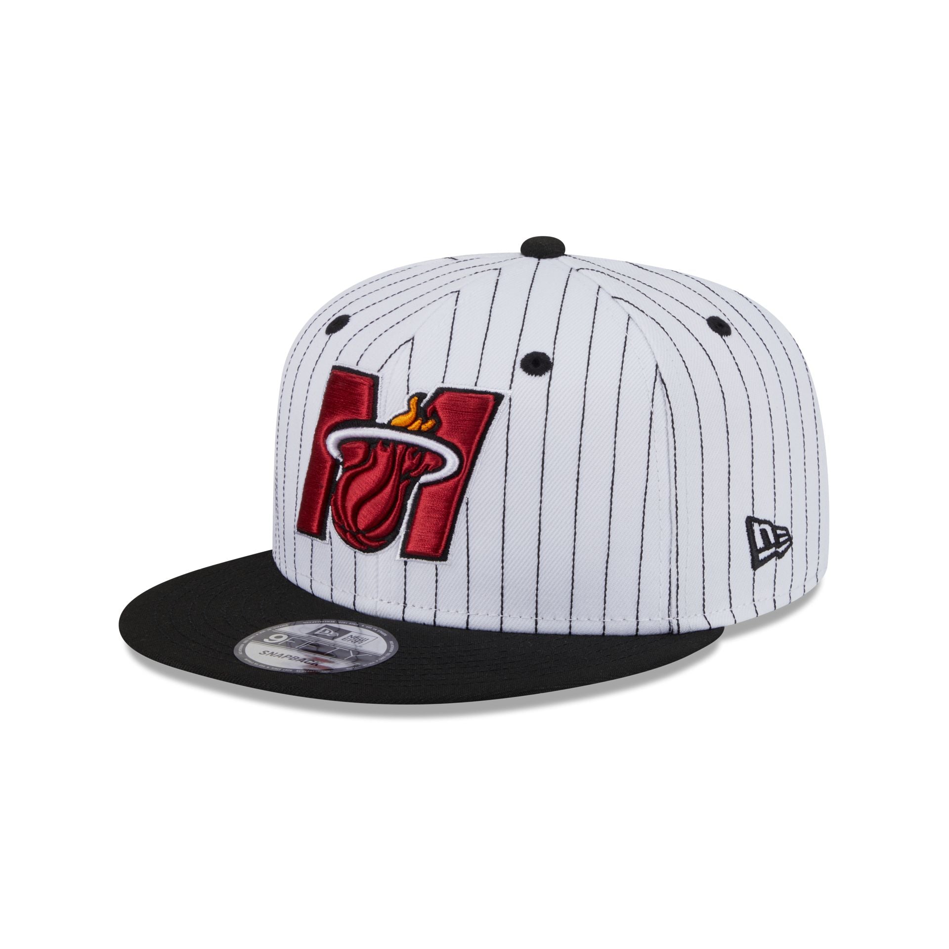 Miami Heat Deceptor Pinstripe 9FIFTY Snapback Hat - Image 3