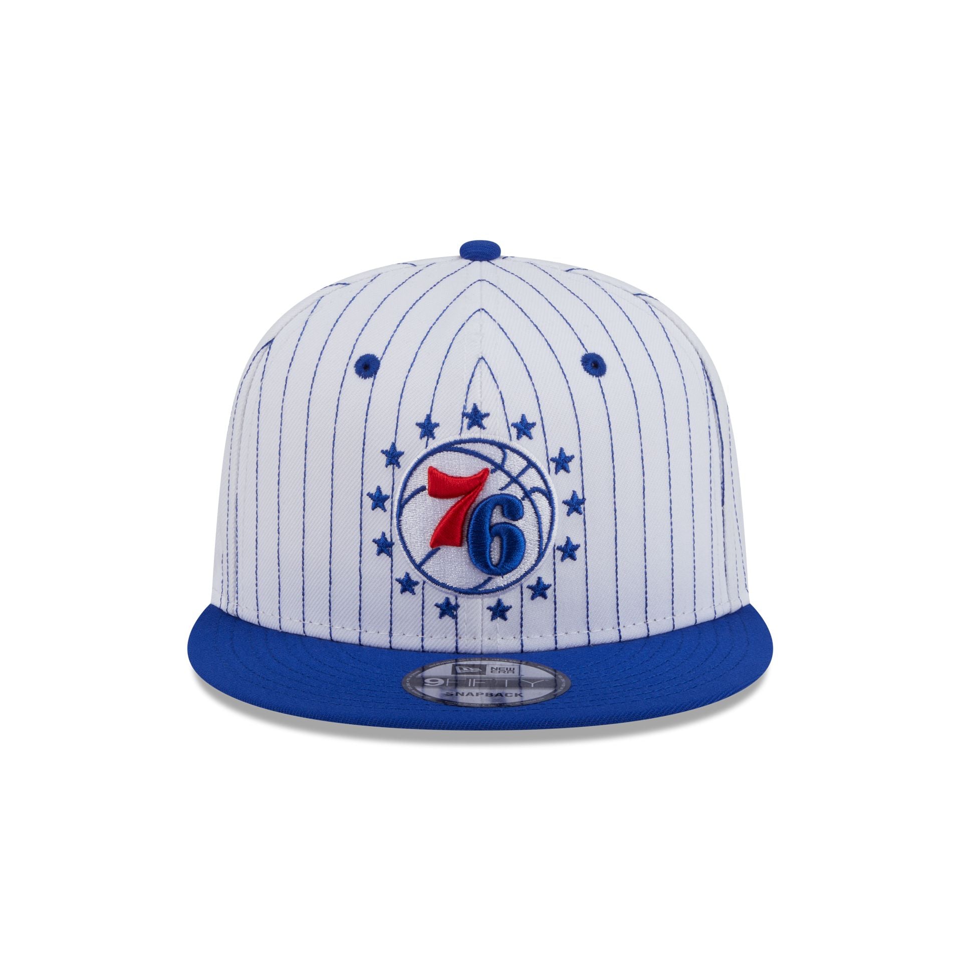 Philadelphia 76ers Deceptor Pinstripe 9FIFTY Snapback Hat - Image 2
