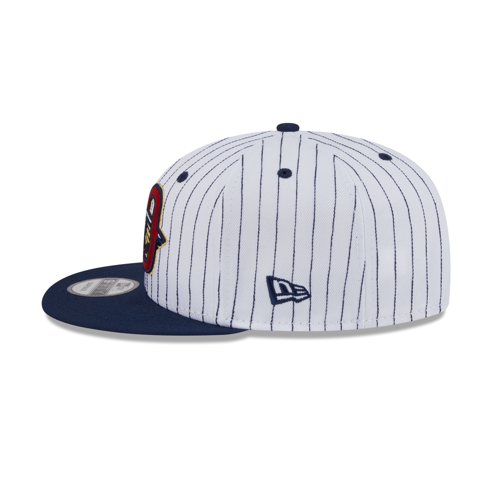 New Orleans Pelicans Deceptor Pinstripe 9FIFTY Snapback Hat - Image 5