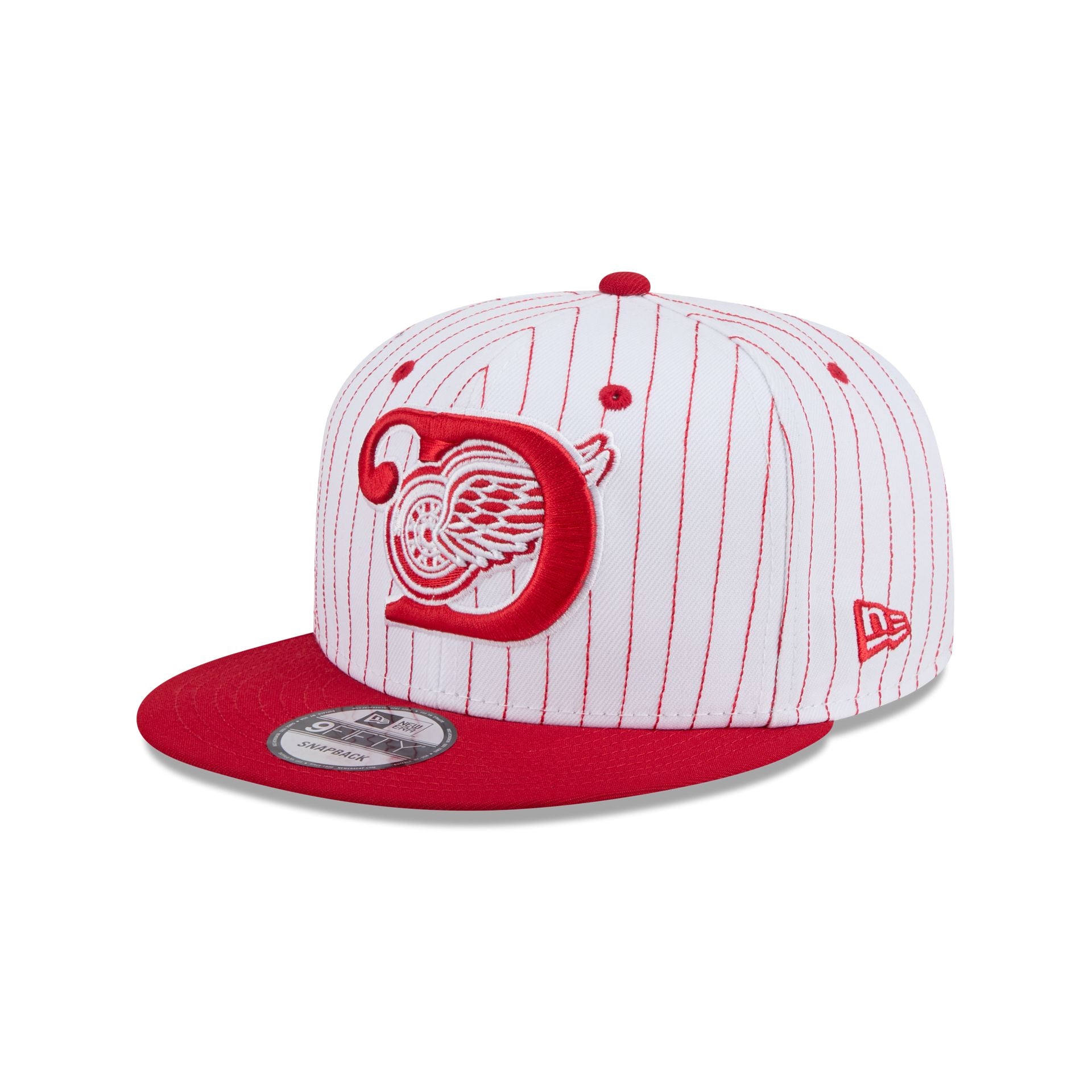 Detroit Red Wings Deceptor Pinstripe 9FIFTY Snapback Hat - Image 3