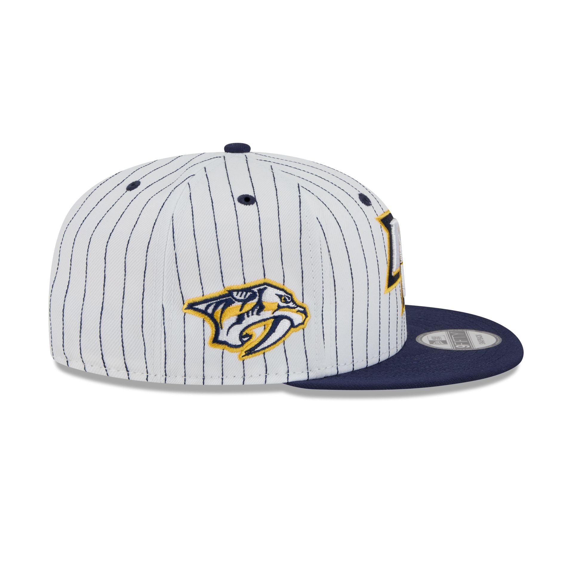 Nashville Predators Deceptor Pinstripe 9FIFTY Snapback Hat - Image 4
