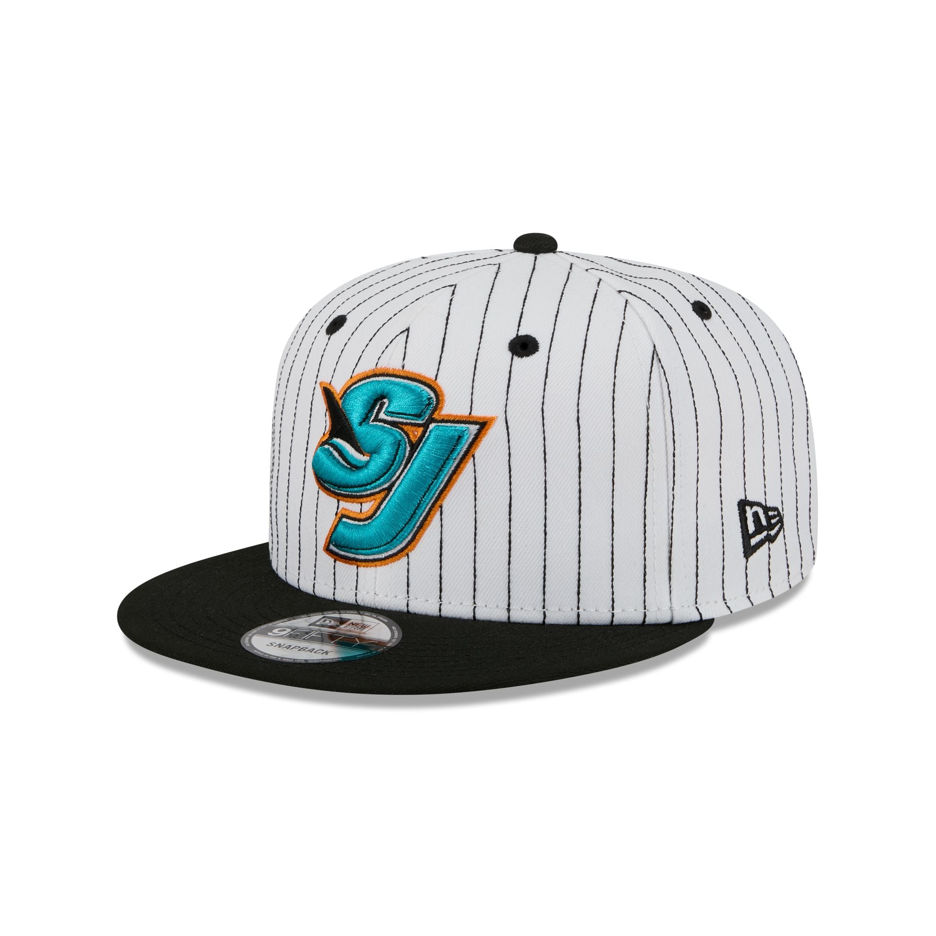 San Jose Sharks Deceptor Pinstripe 9FIFTY Snapback Hat - Image 3