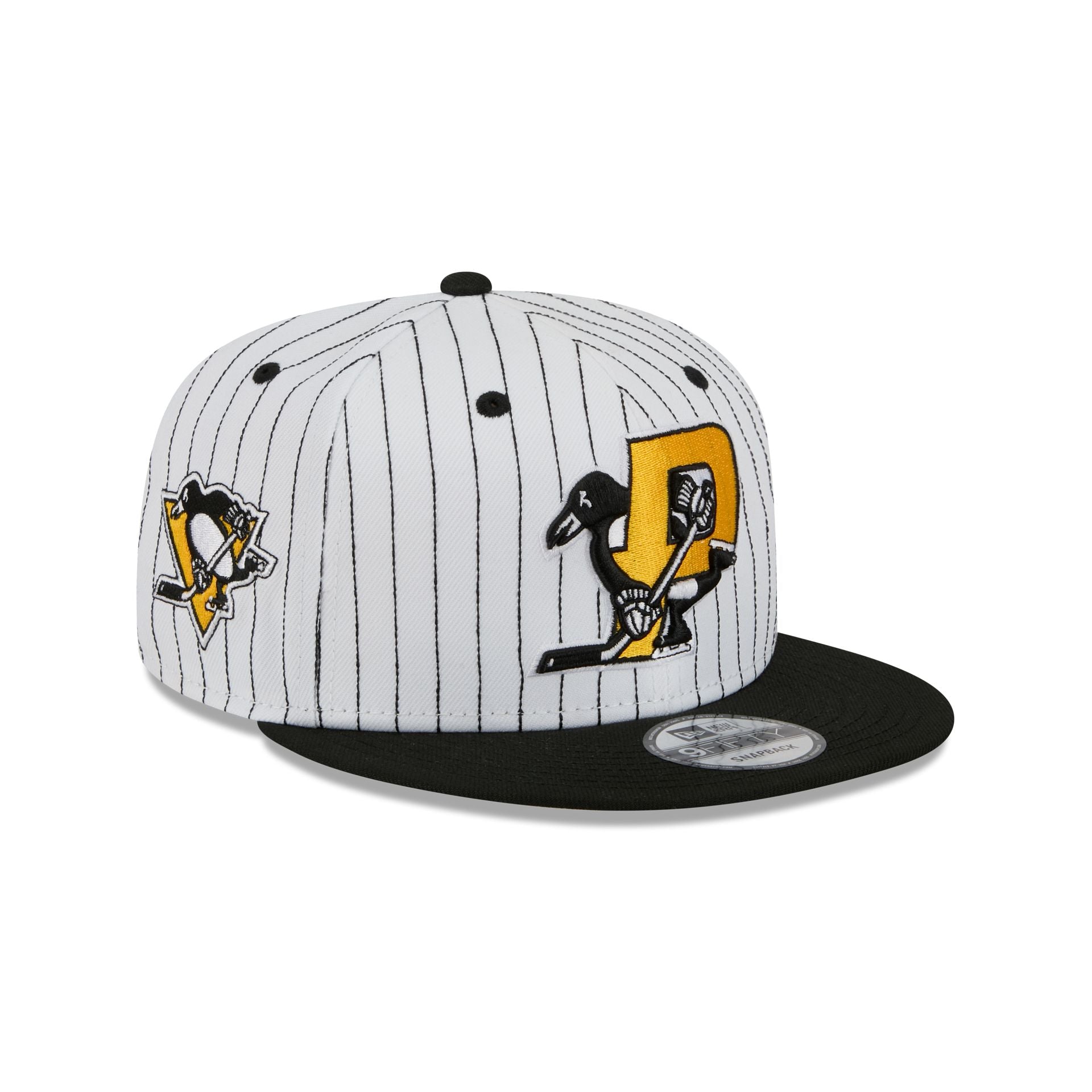 Pittsburgh Penguins Deceptor Pinstripe 9FIFTY Snapback Hat