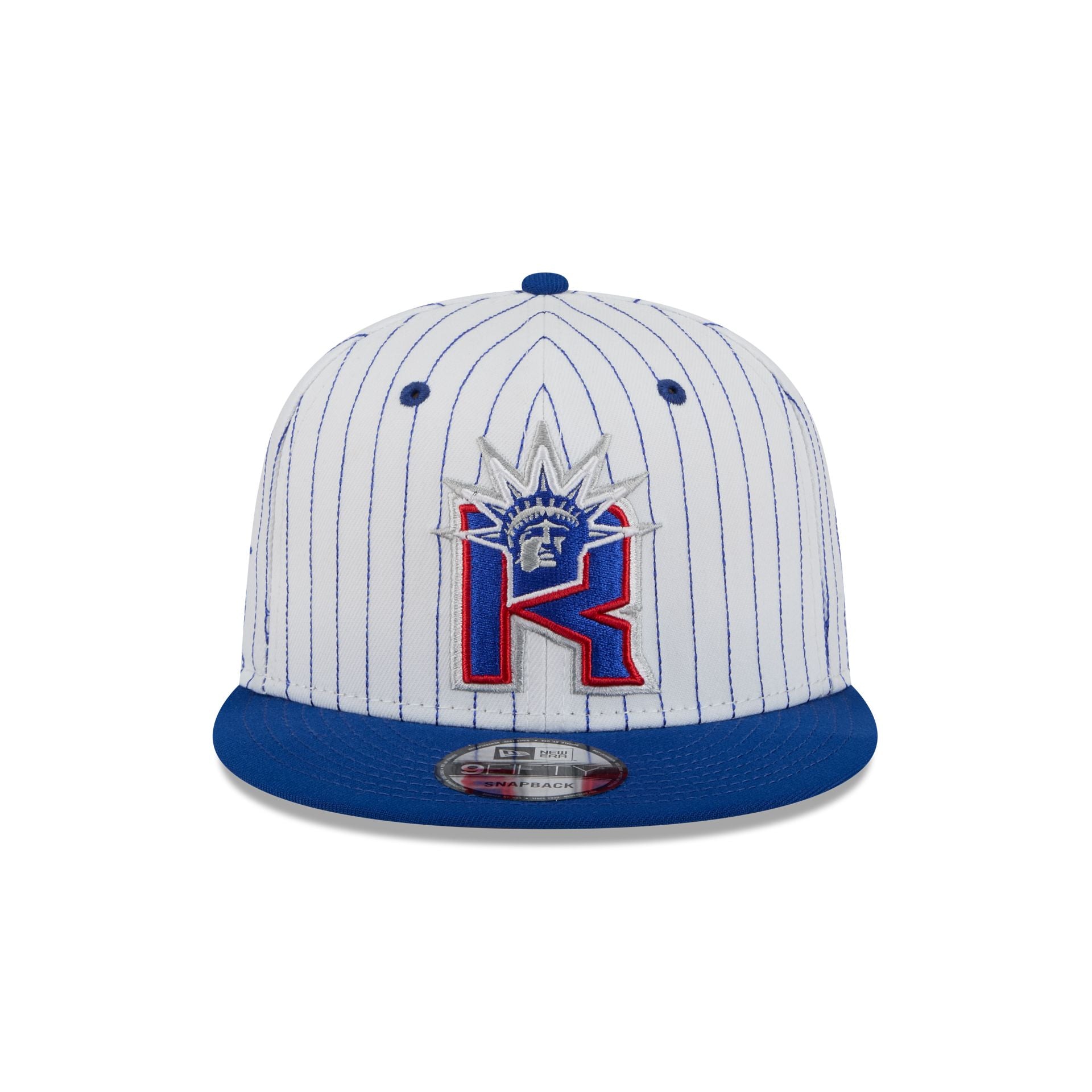 New York Rangers Deceptor Pinstripe 9FIFTY Snapback Hat - Image 2