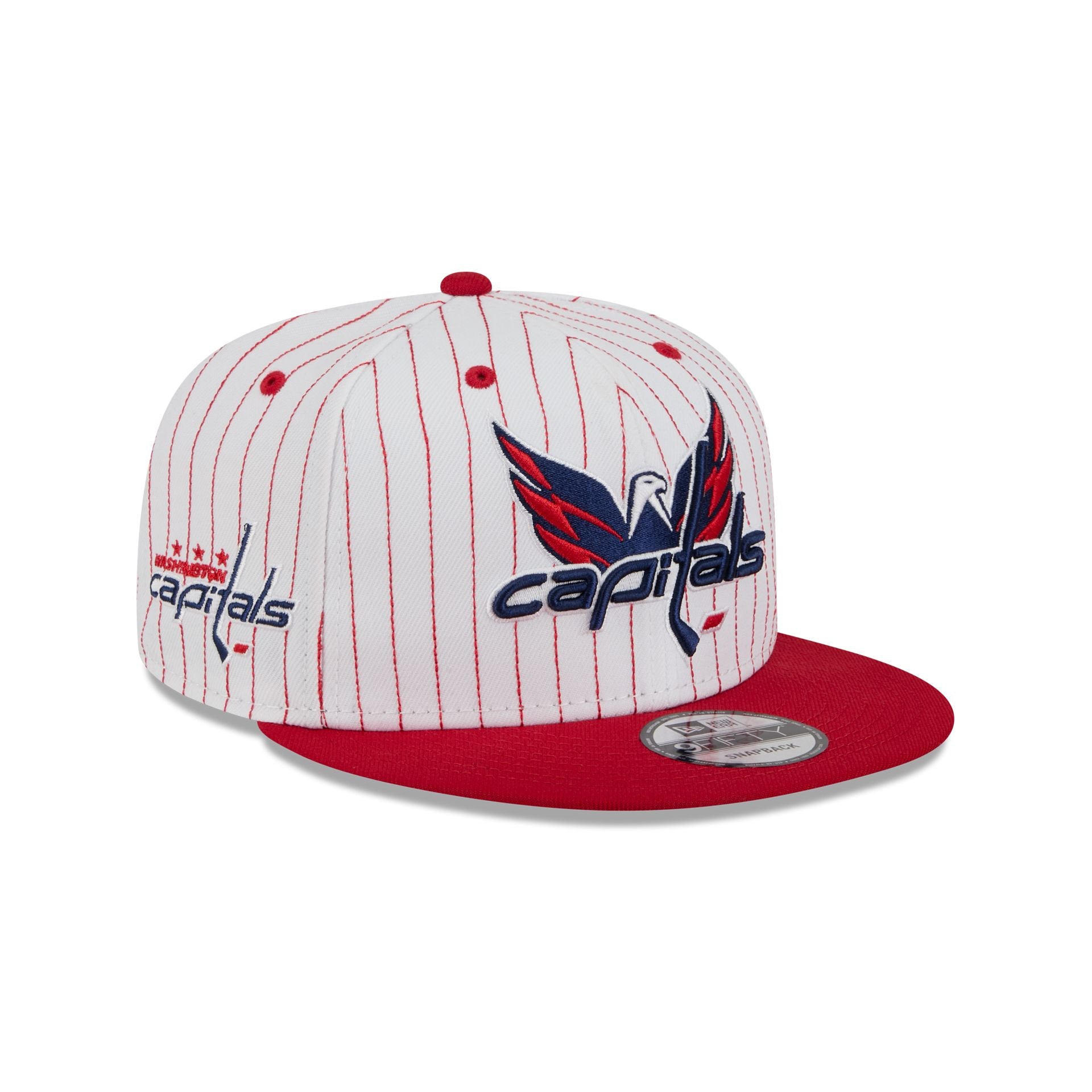 Washington Capitals Deceptor Pinstripe 9FIFTY Snapback Hat