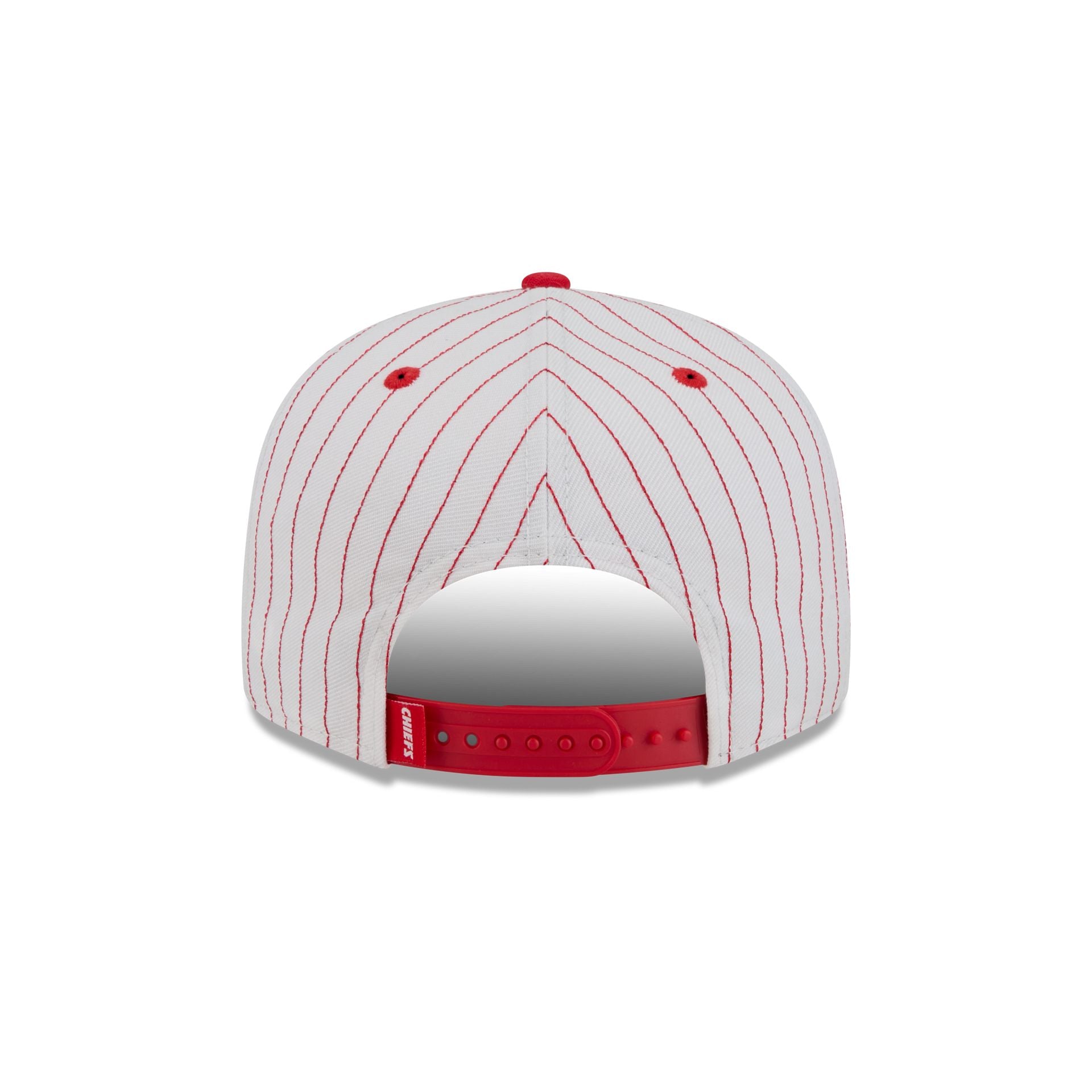 Kansas City Chiefs Deceptor Pinstripe 9FIFTY Snapback Hat - Image 6