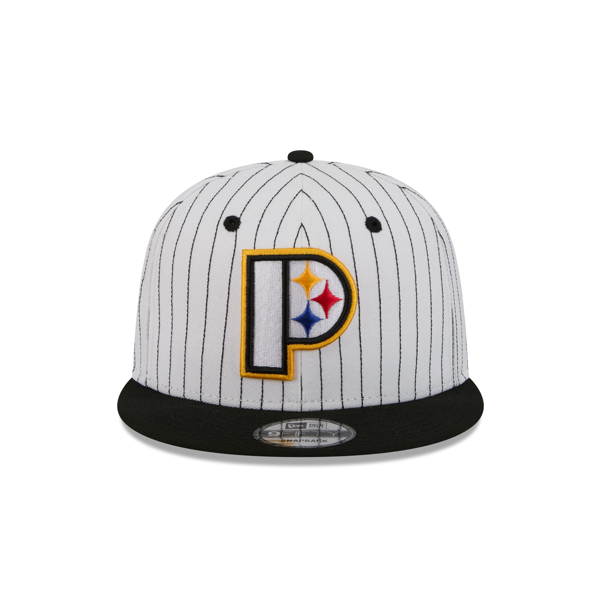 Pittsburgh Steelers Deceptor Pinstripe 9FIFTY Snapback Hat - Image 2