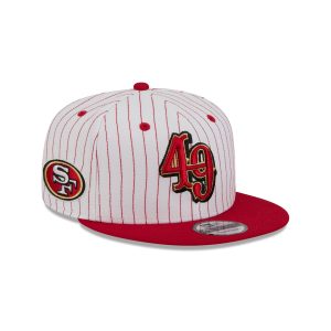 San Francisco 49ers Deceptor Pinstripe 9FIFTY Snapback Hat