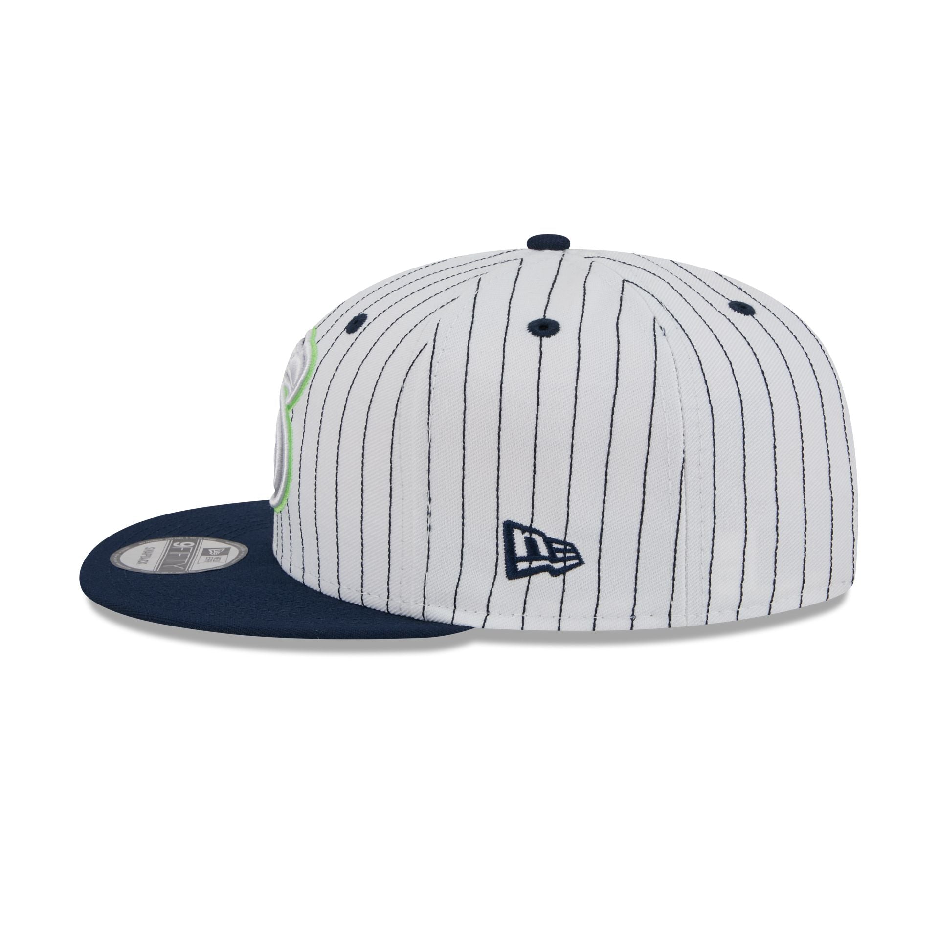 Seattle Seahawks Deceptor Pinstripe 9FIFTY Snapback Hat - Image 5