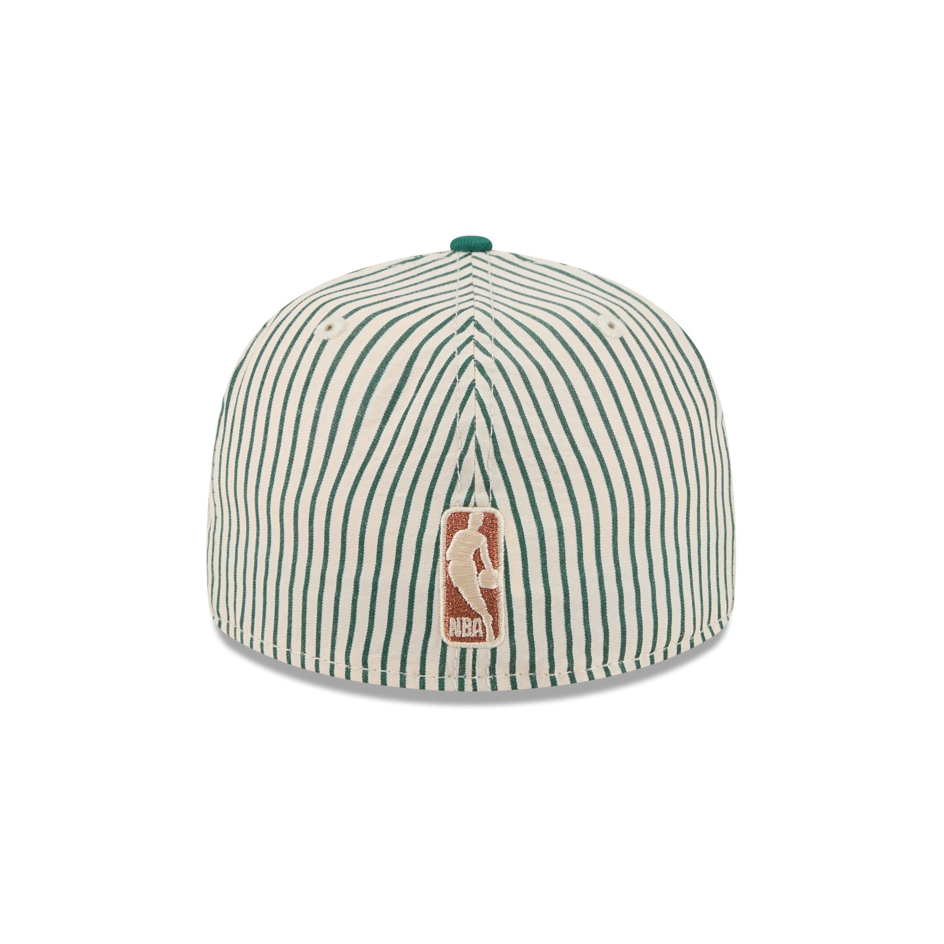 Just Caps Seersucker Boston Celtics Retro Crown 59FIFTY Fitted Hat - Image 6