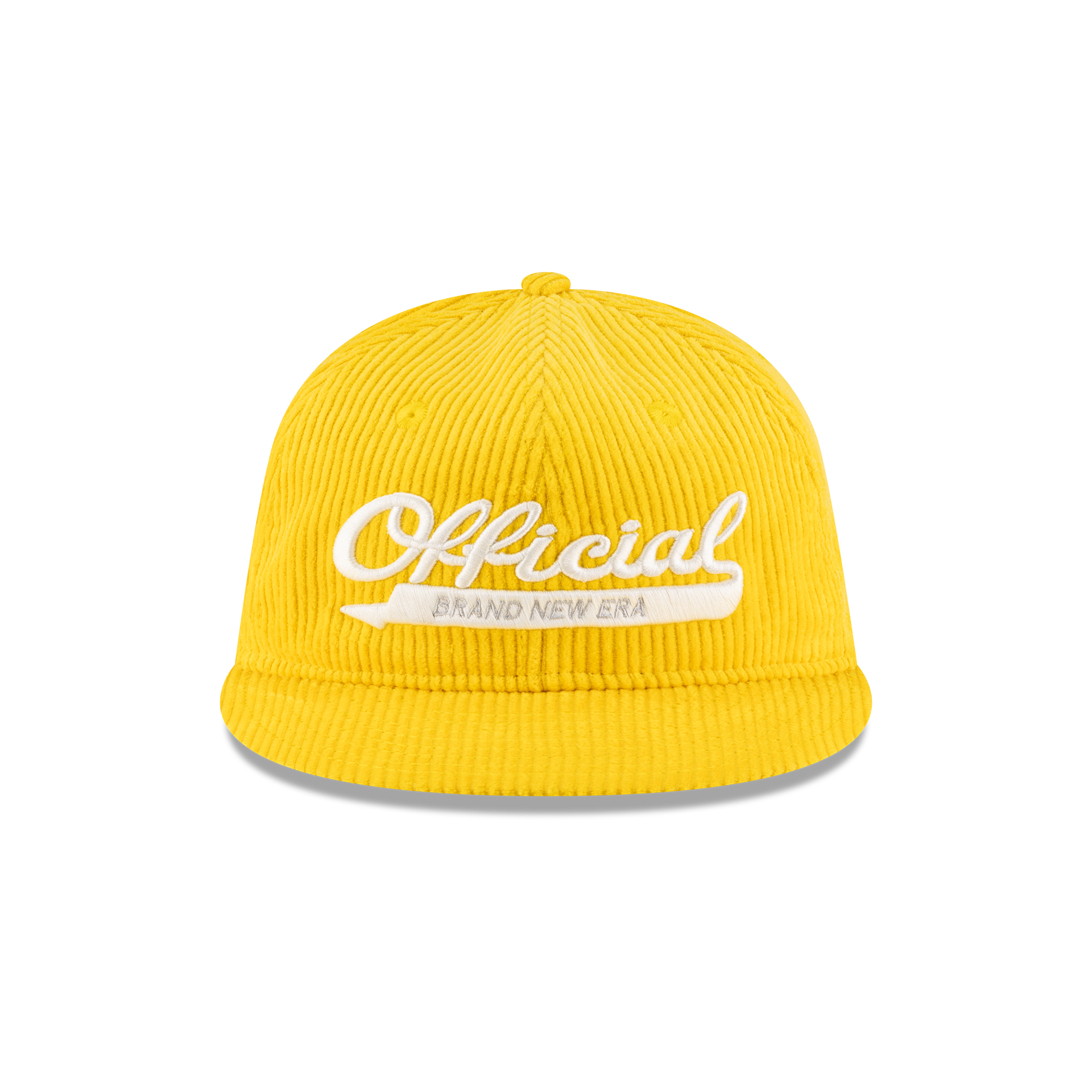 New Era Branded Official Corduroy Gold Retro Crown 9FIFTY Snapback Hat - Image 2